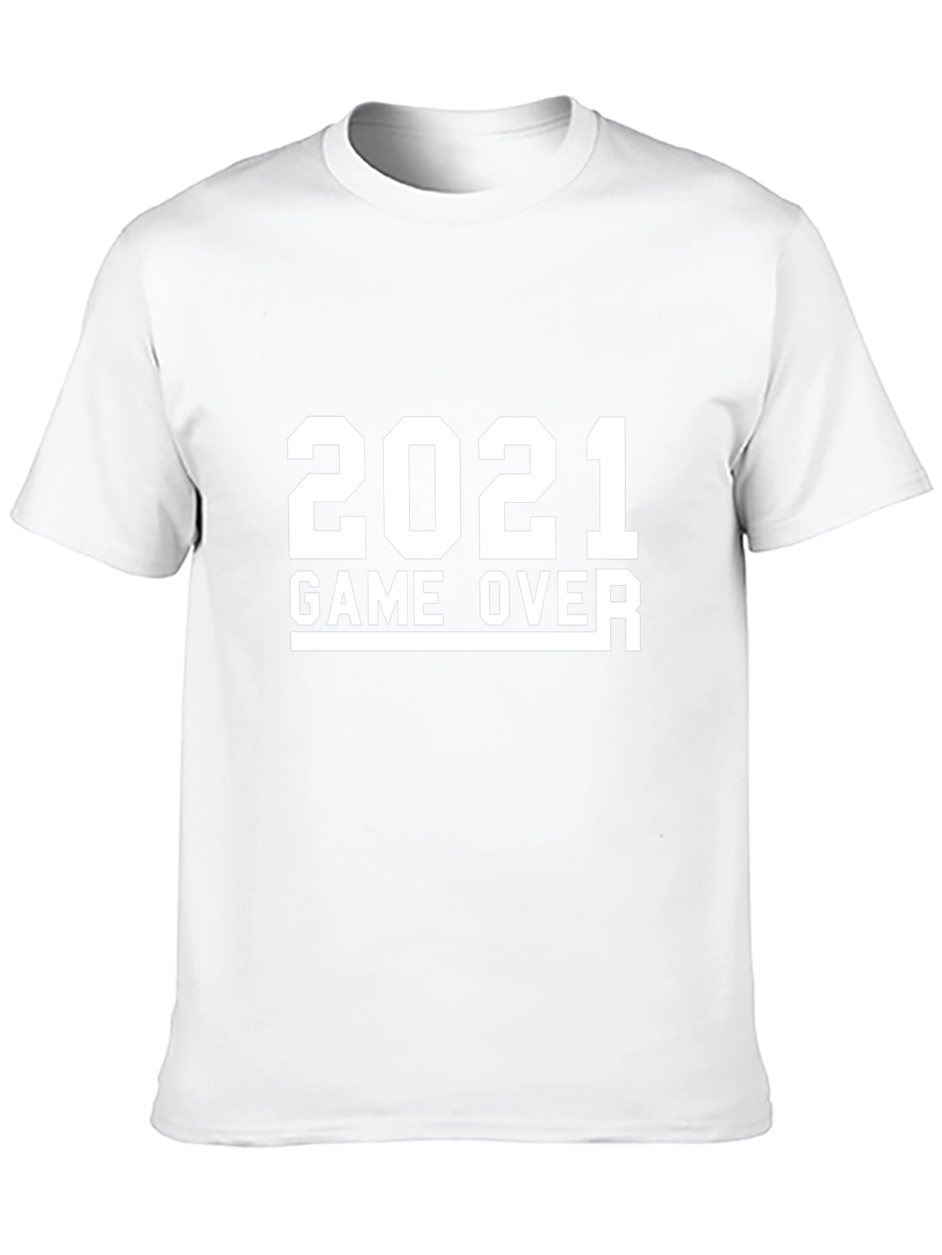 2021 Game Over Graphic T-Shirt - Black