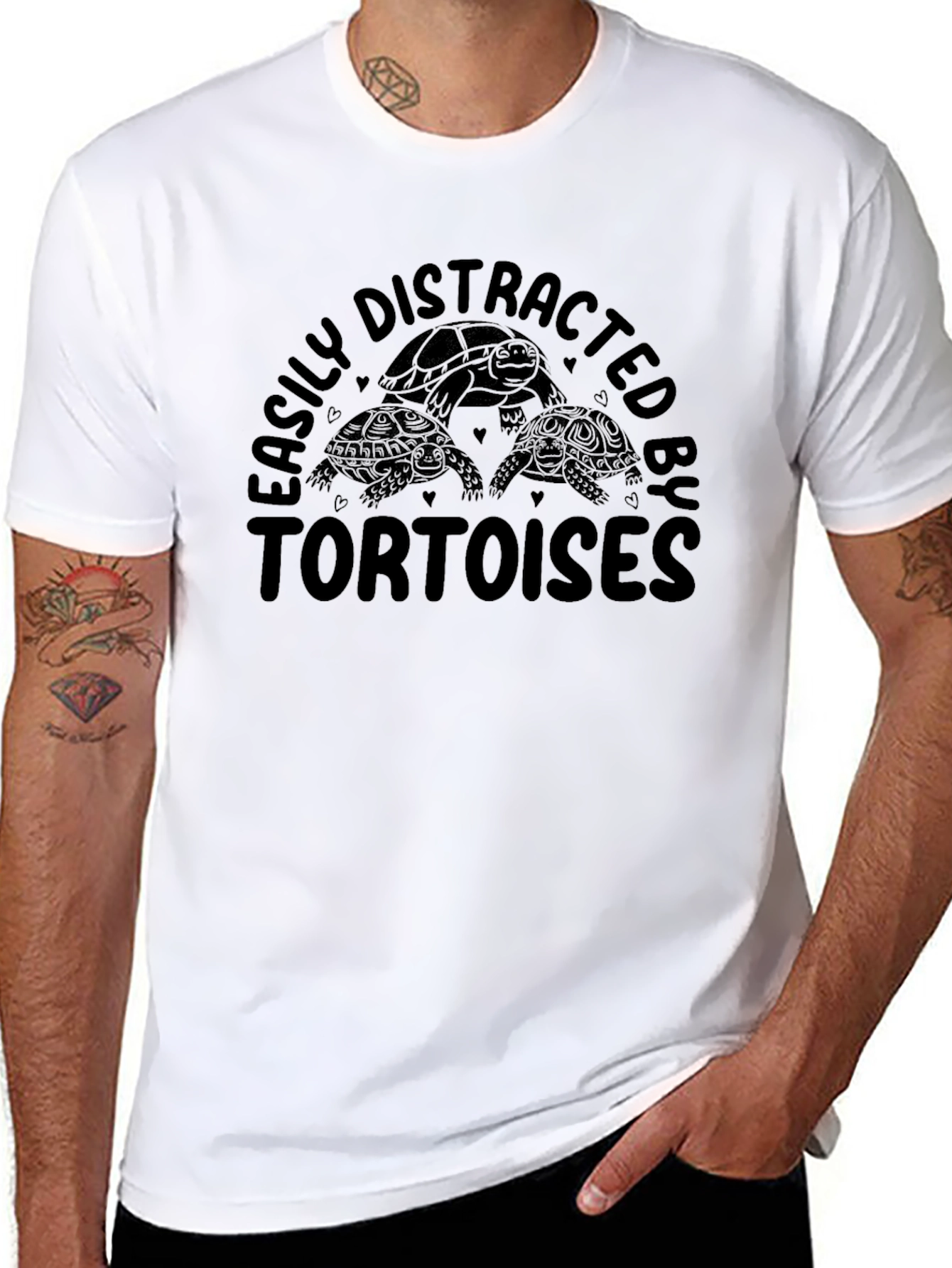 Tortoise Graphic T-Shirt - Easily Distracted