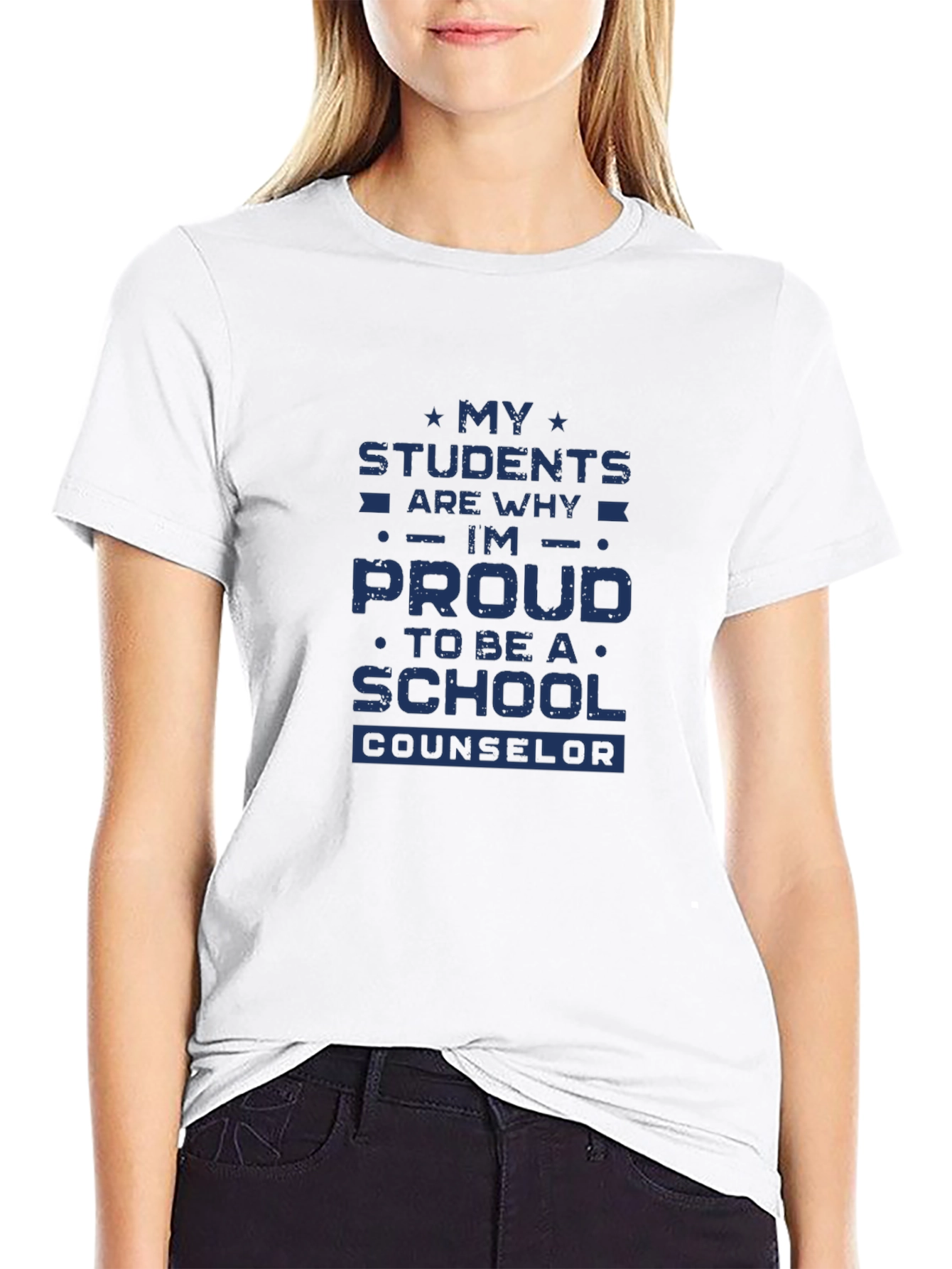 Proud School Counselor Graphic T-Shirt