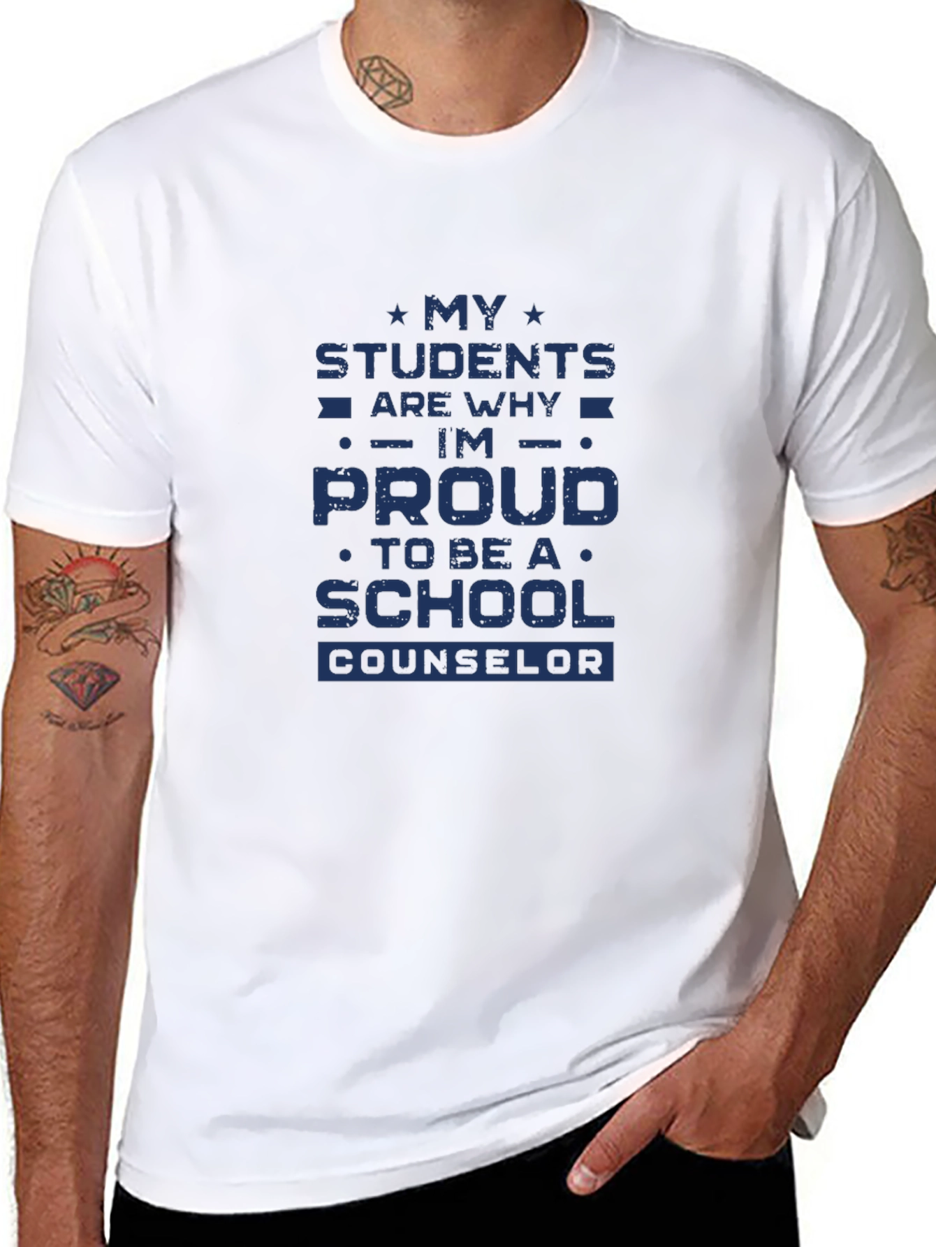 Proud School Counselor Graphic T-Shirt