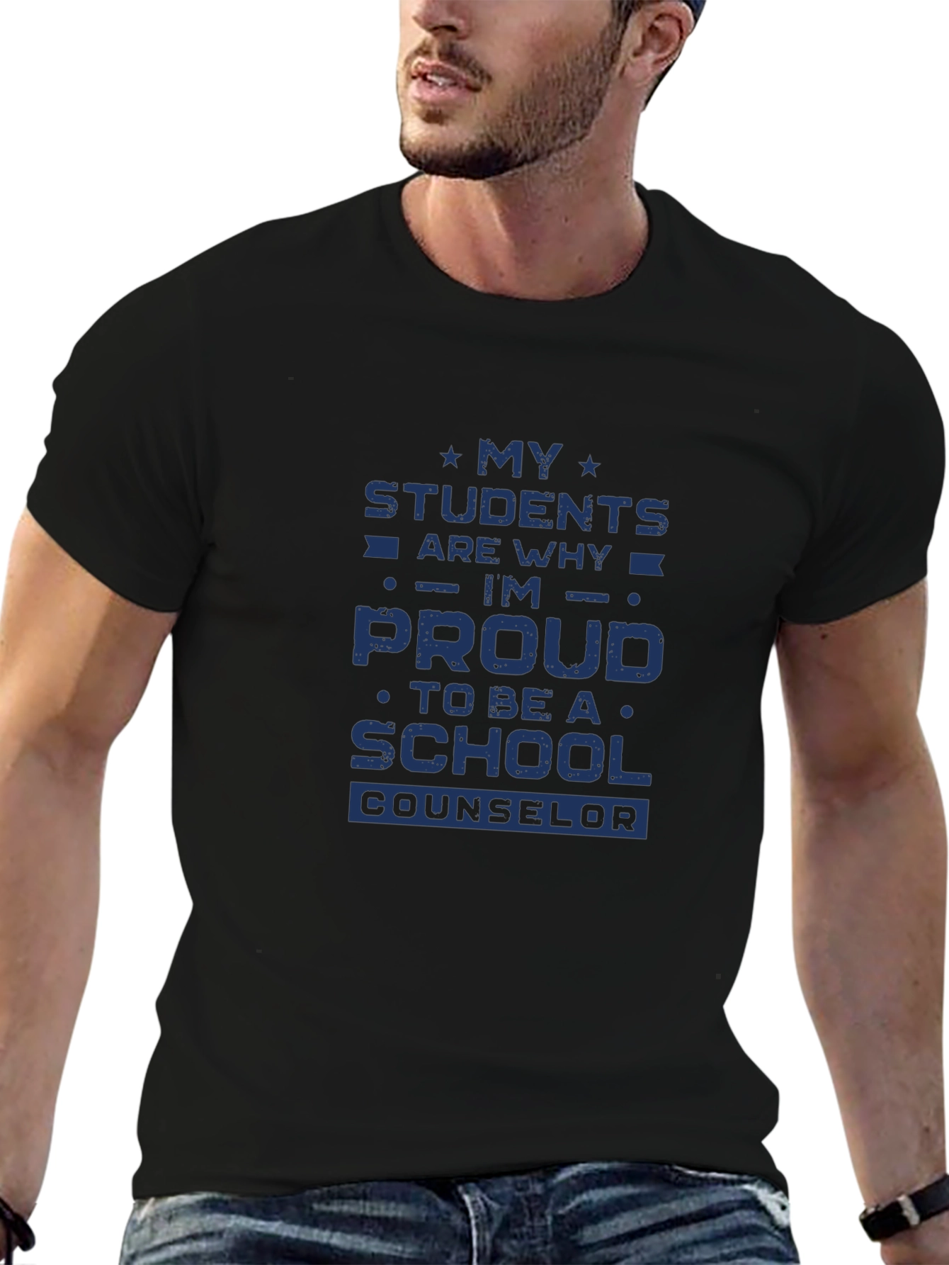 Proud School Counselor Graphic T-Shirt
