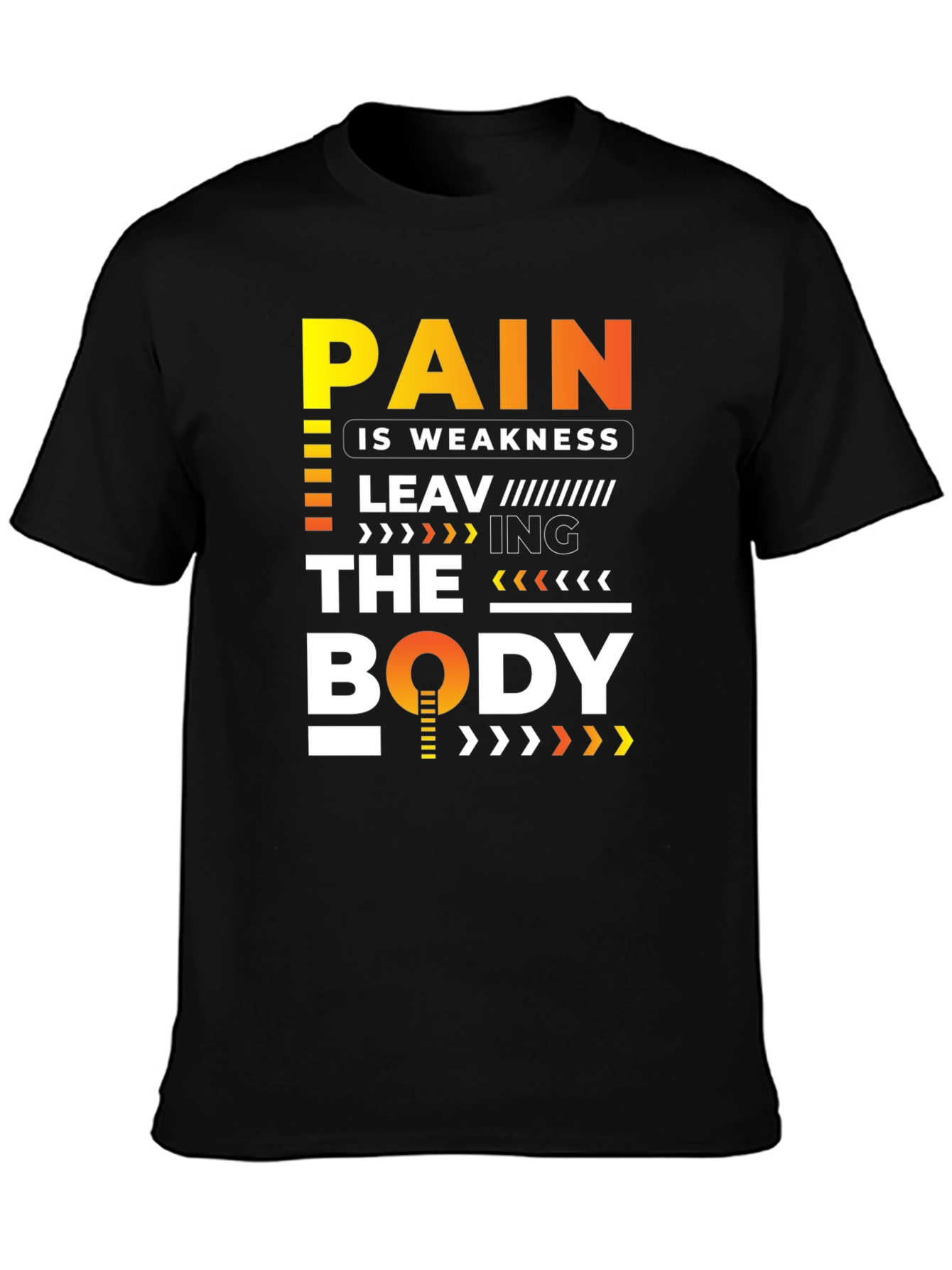 Pain is Weakness T-Shirt - Gym Motivation