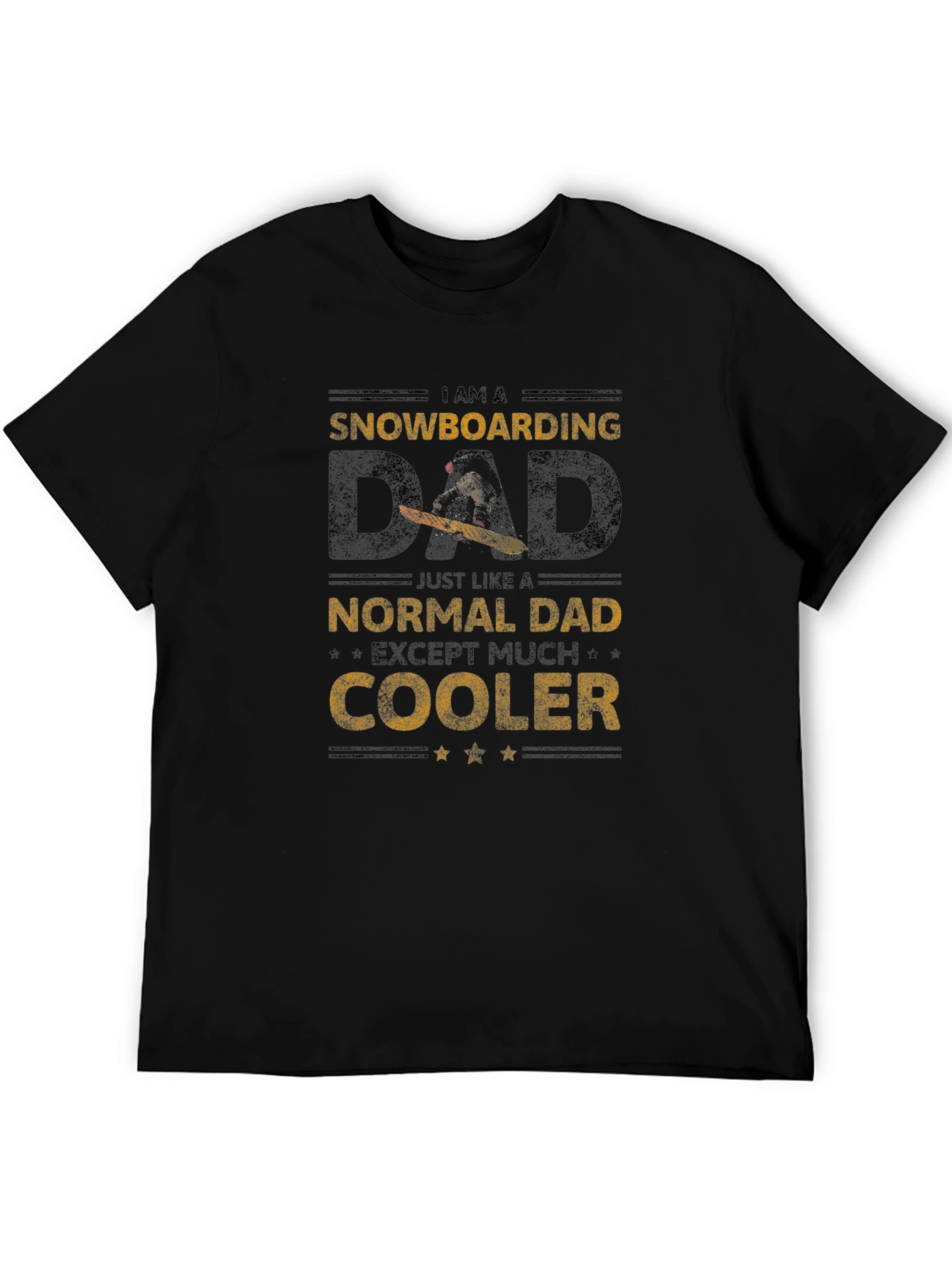 Snowboarding Dad T-Shirt - Cooler Than Normal