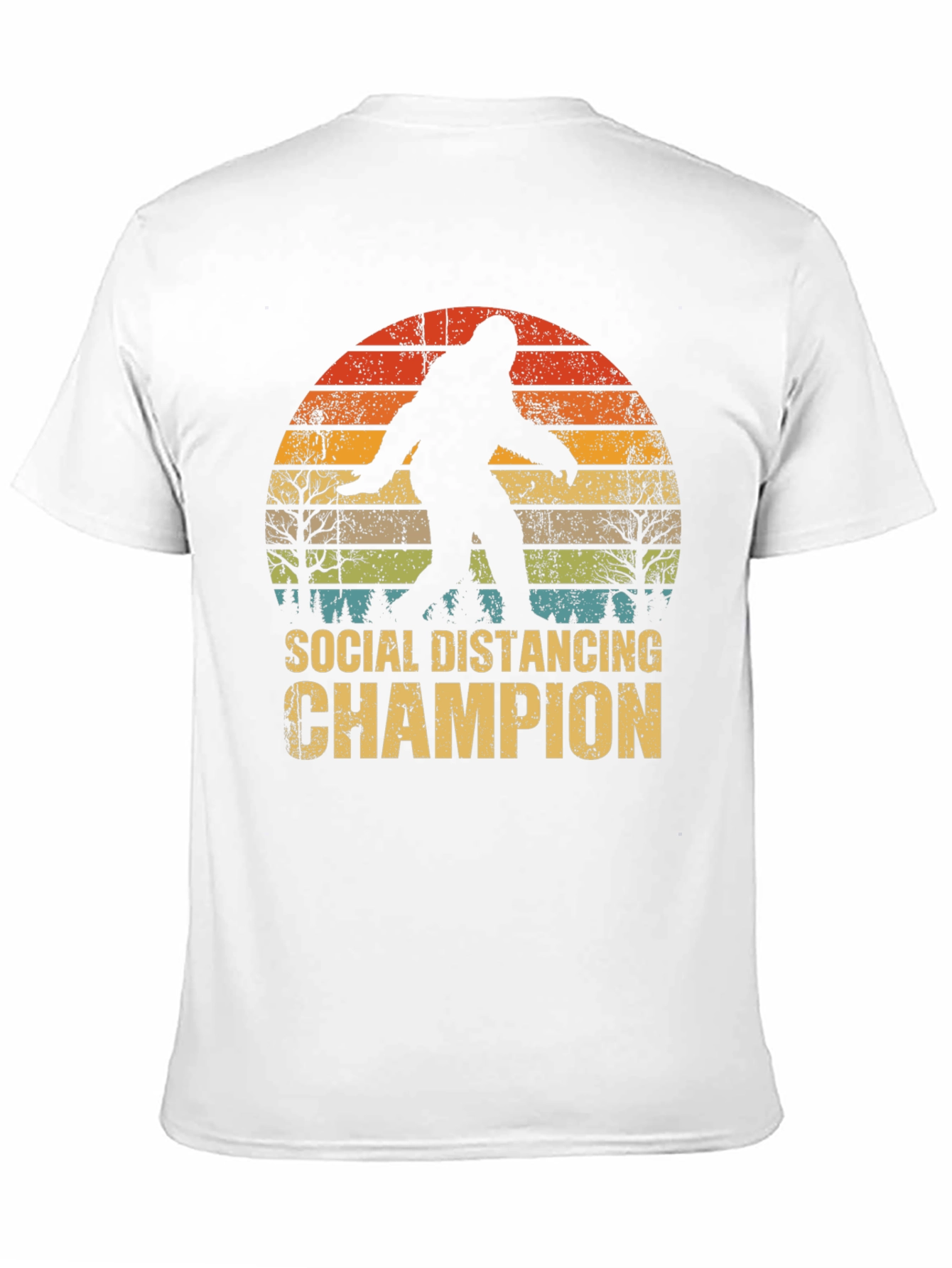 Social Distancing Champion Bigfoot T-Shirt
