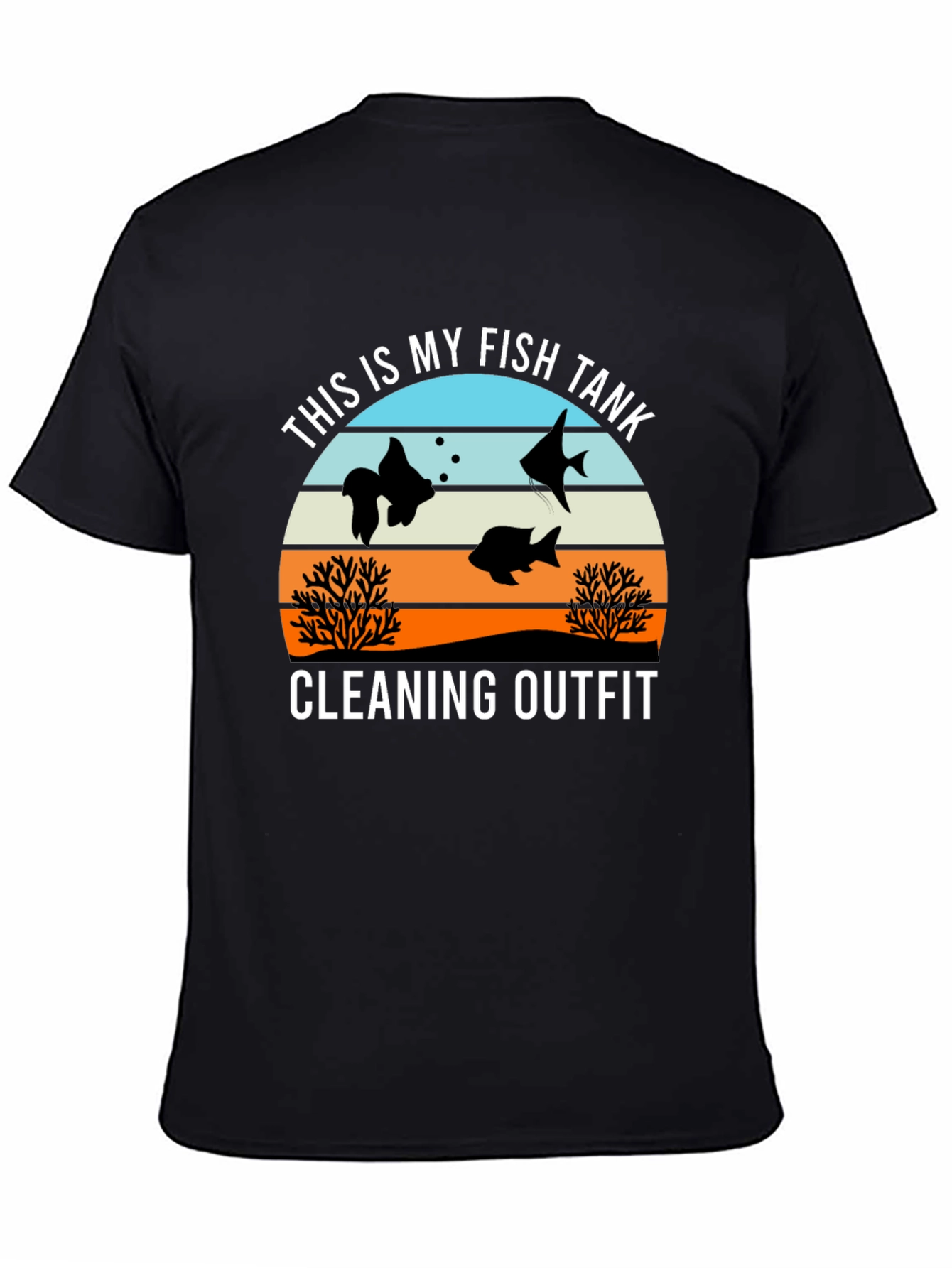Funny Fish Tank Cleaning Outfit T-Shirt