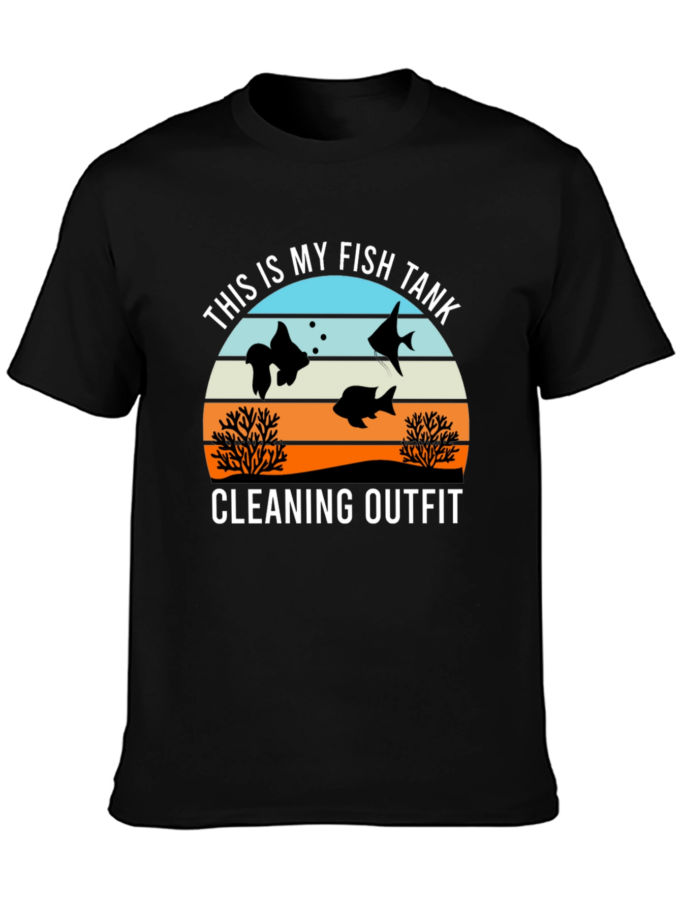 Funny Fish Tank Cleaning Outfit T-Shirt