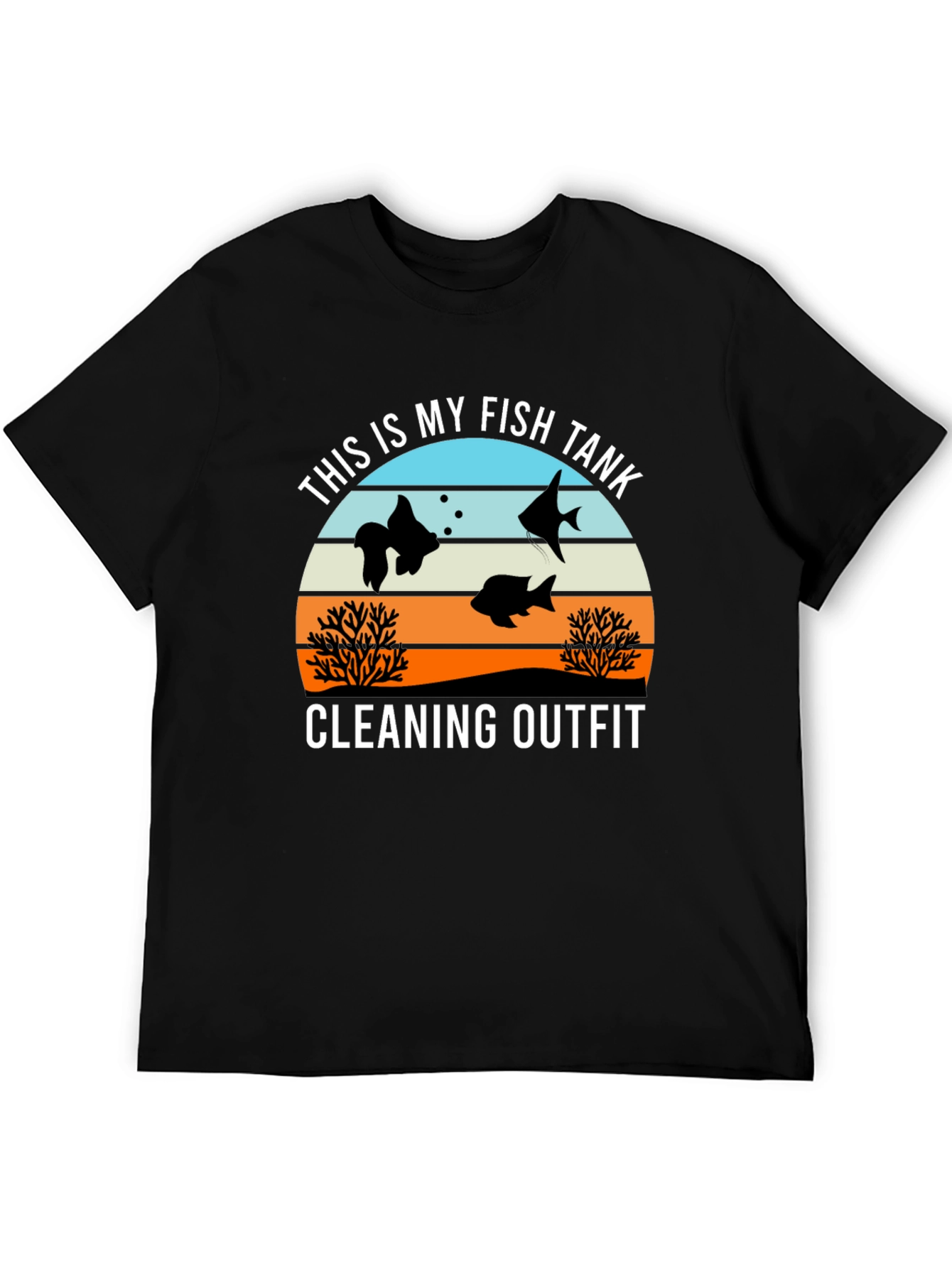 Funny Fish Tank Cleaning Outfit T-Shirt