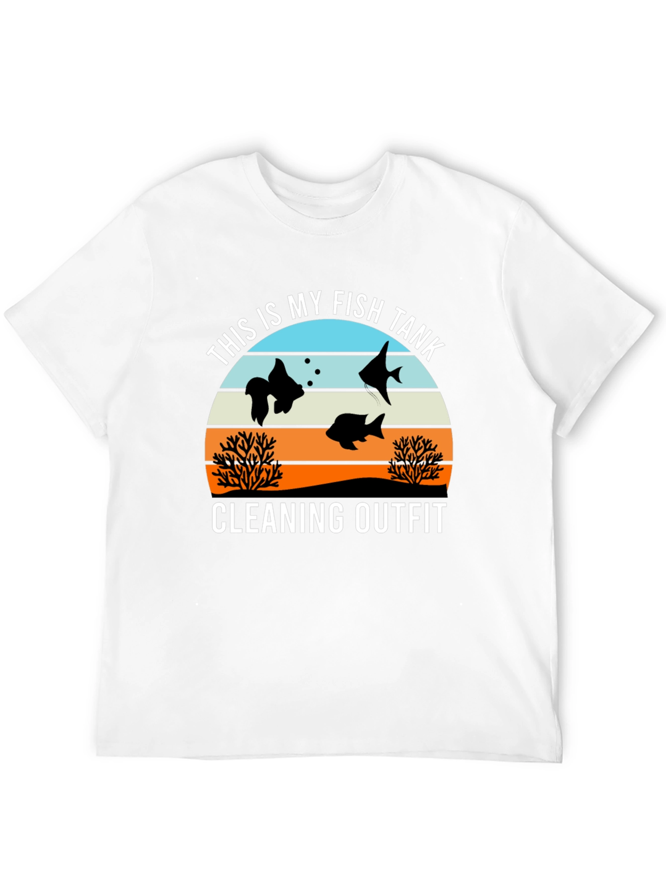 Funny Fish Tank Cleaning Outfit T-Shirt