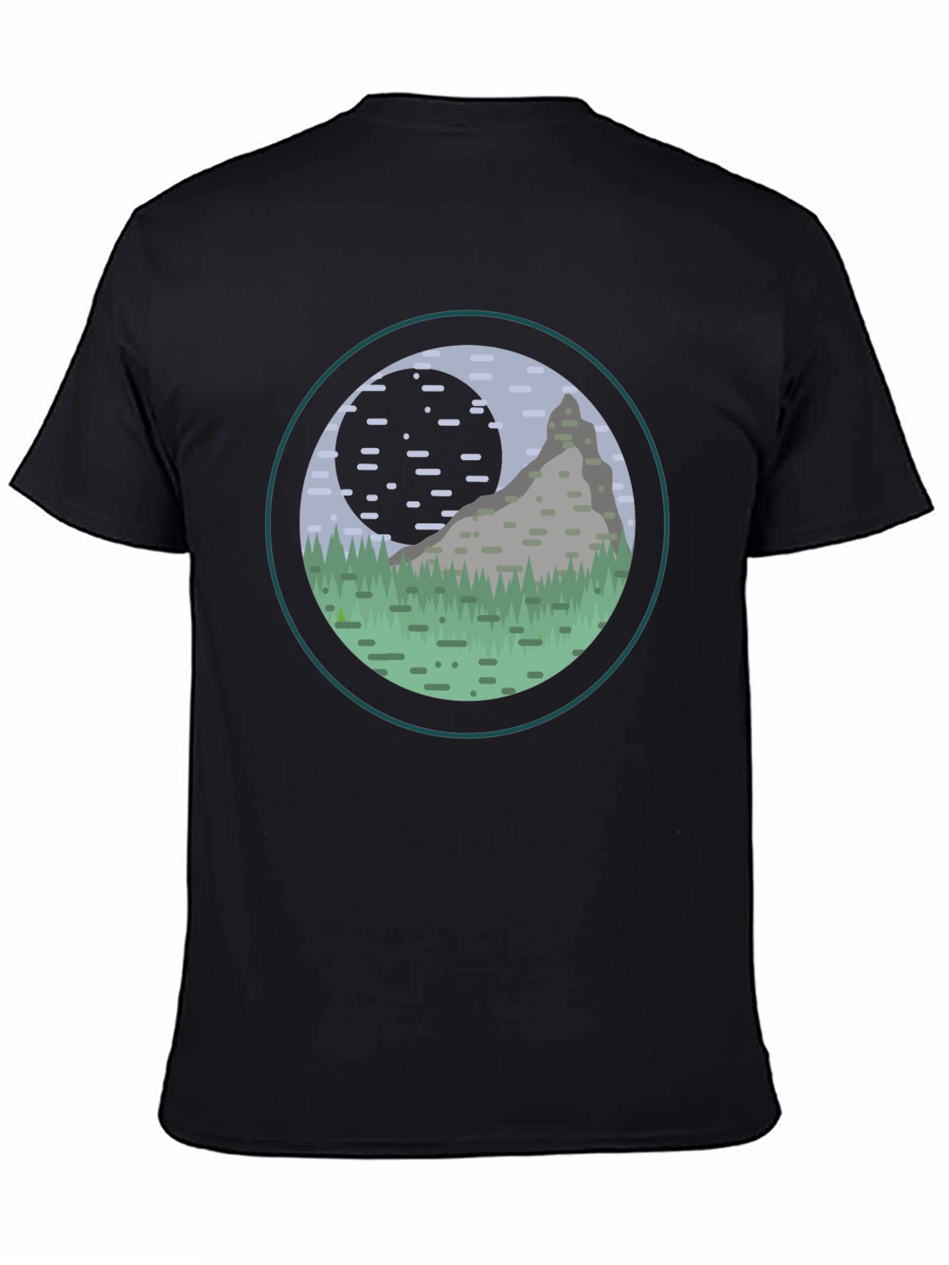 Mountain Scene Graphic Tee