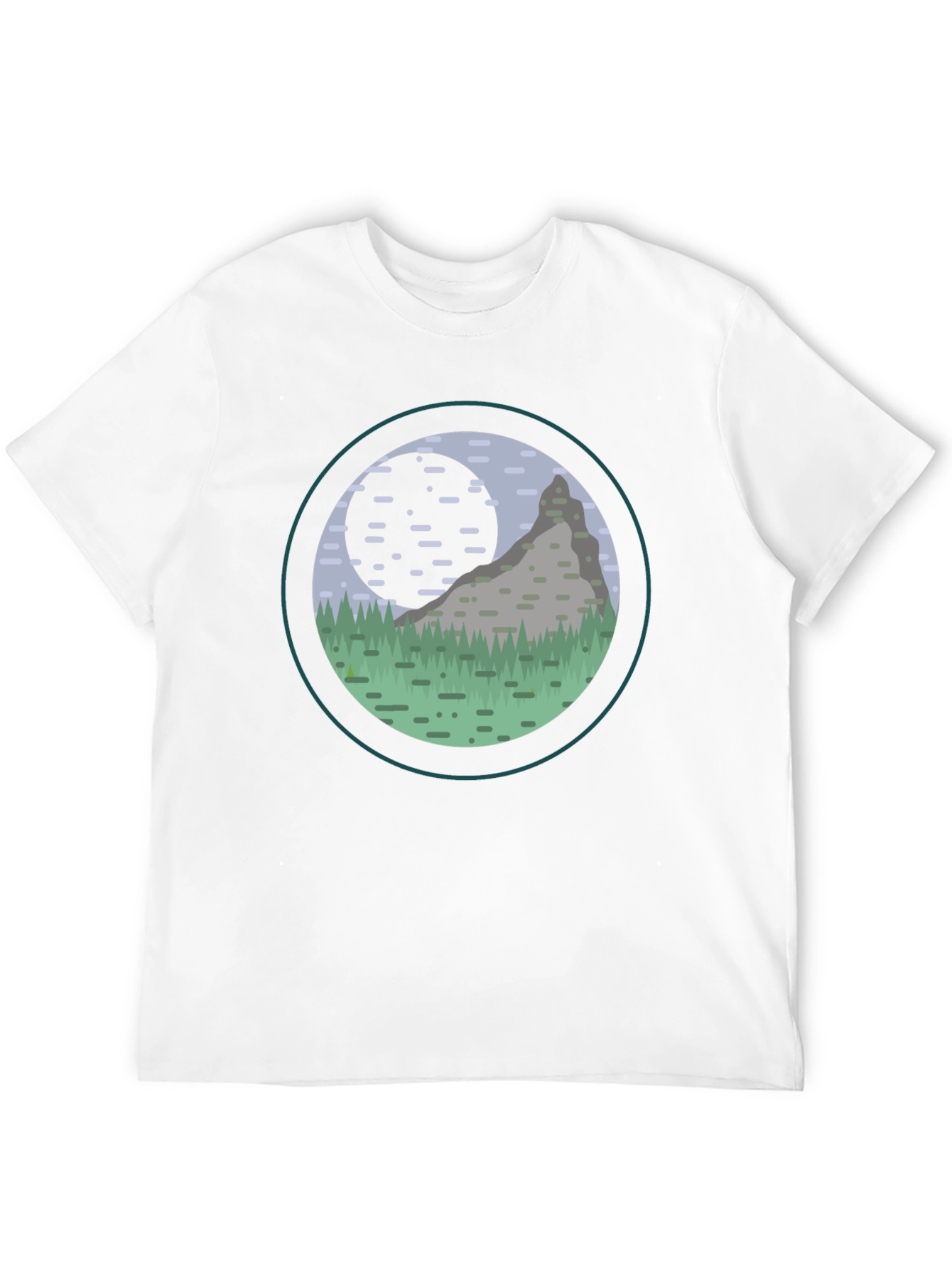 Mountain Scene Graphic Tee
