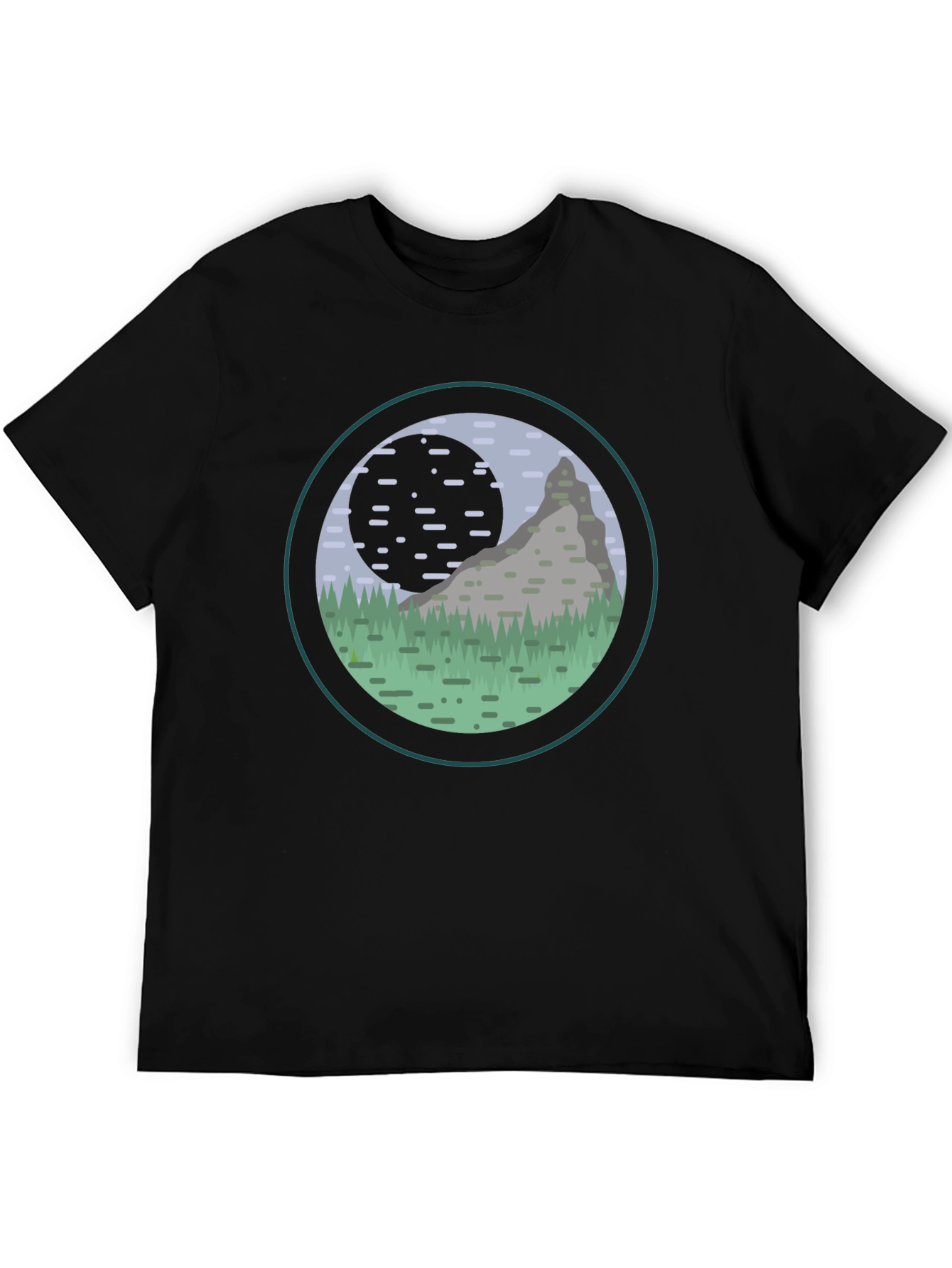 Mountain Scene Graphic Tee
