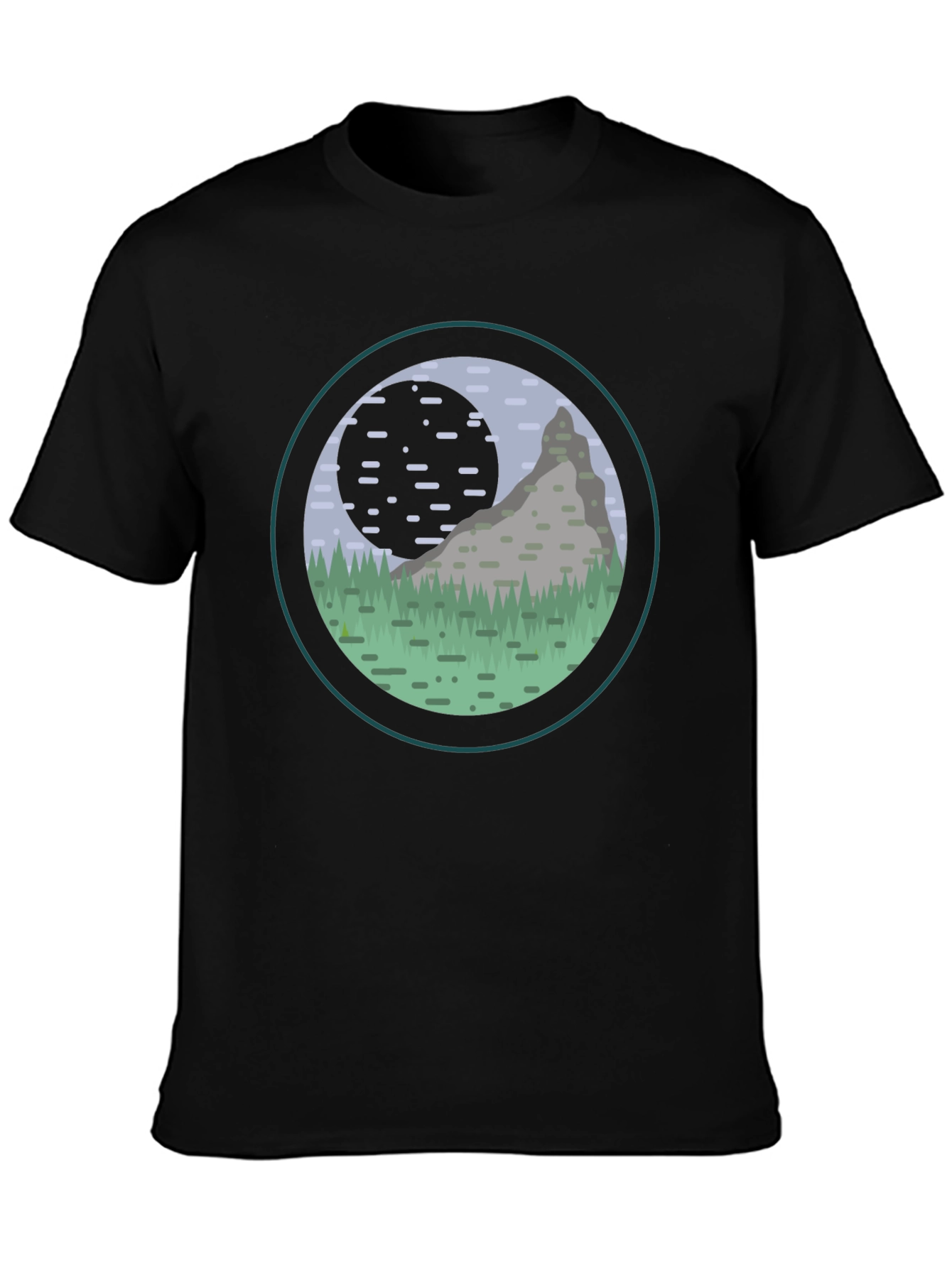 Mountain Scene Graphic Tee