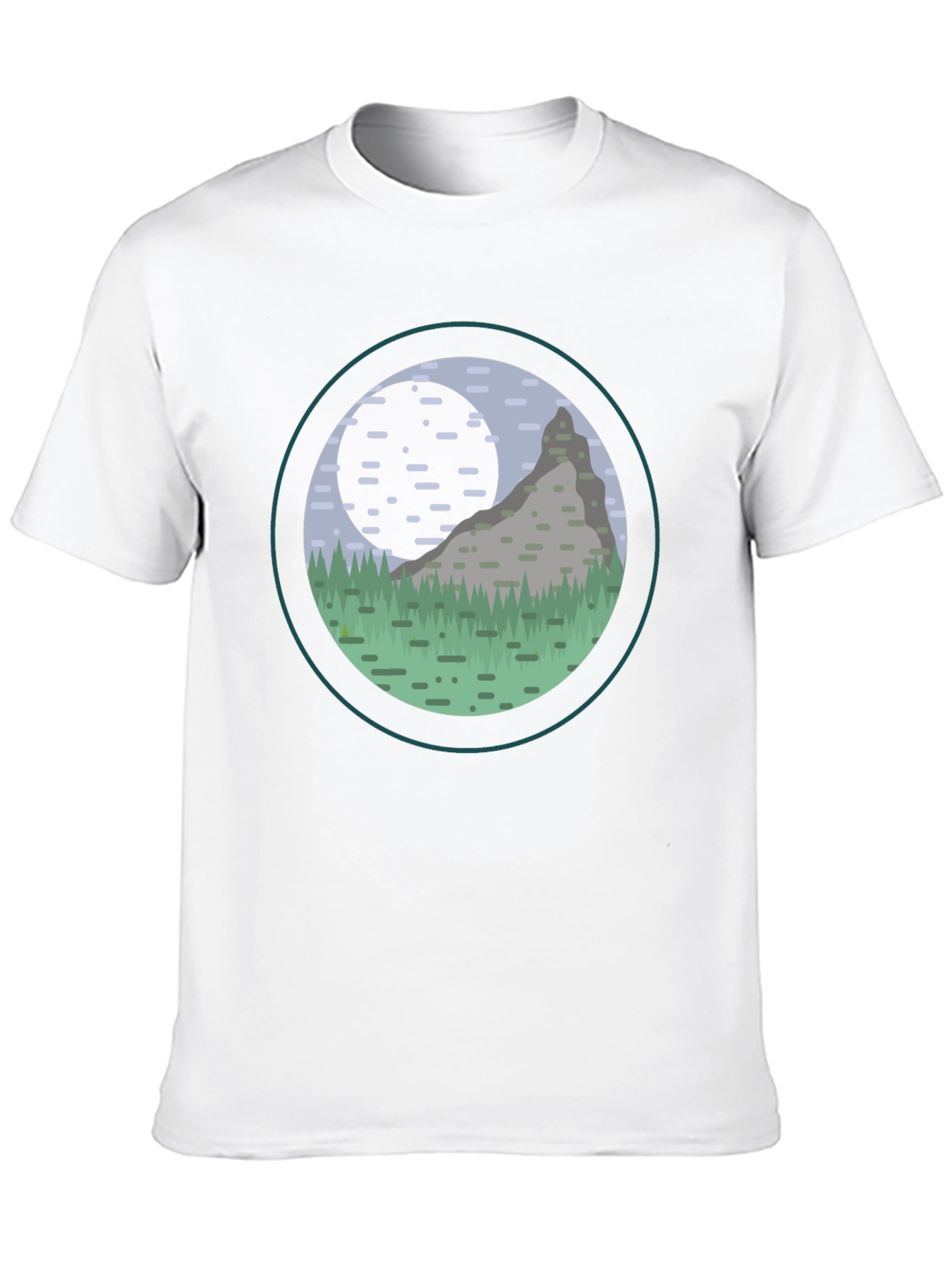 Mountain Scene Graphic Tee