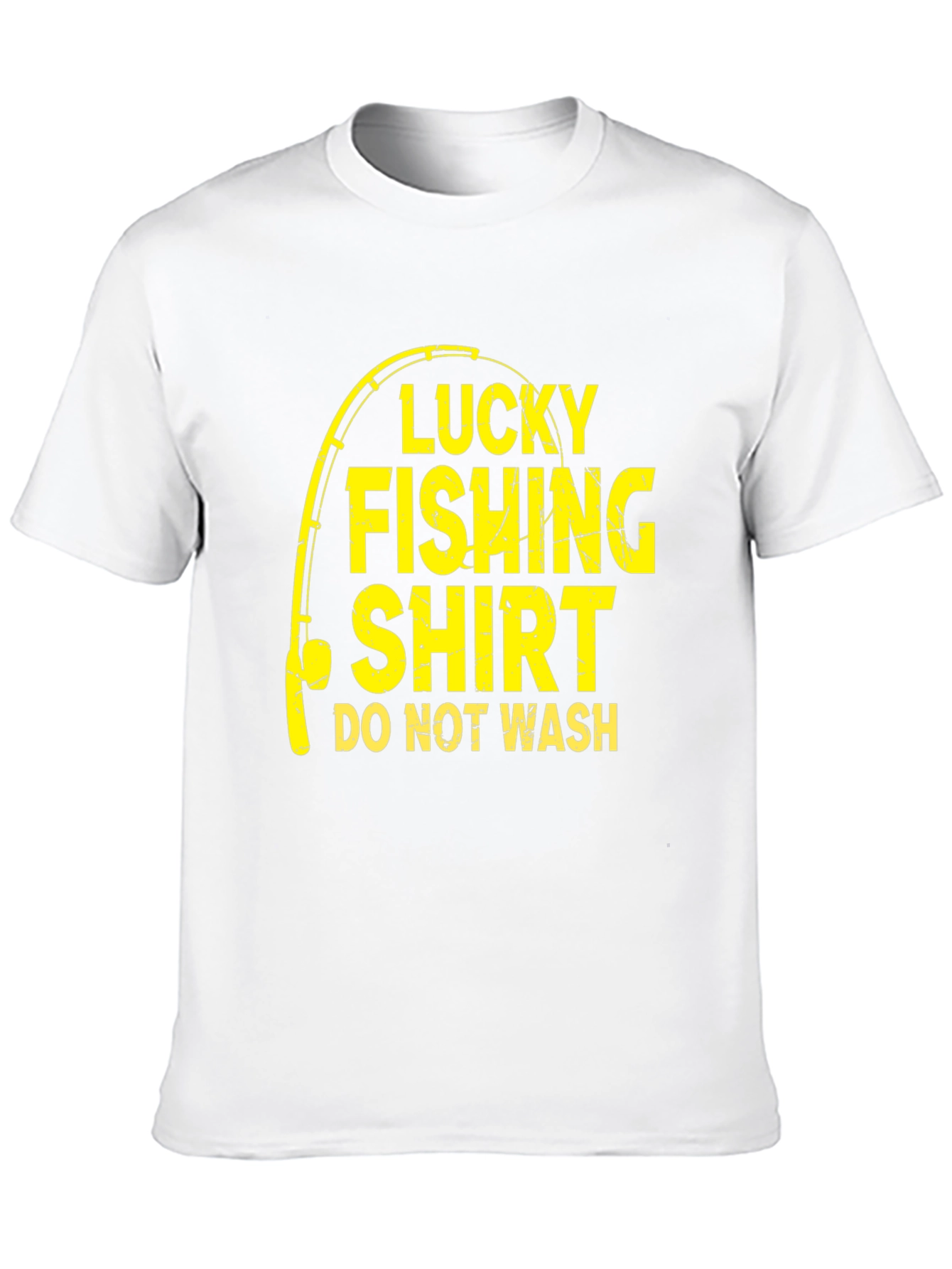 Lucky Fishing Shirt - Novelty Graphic Tee