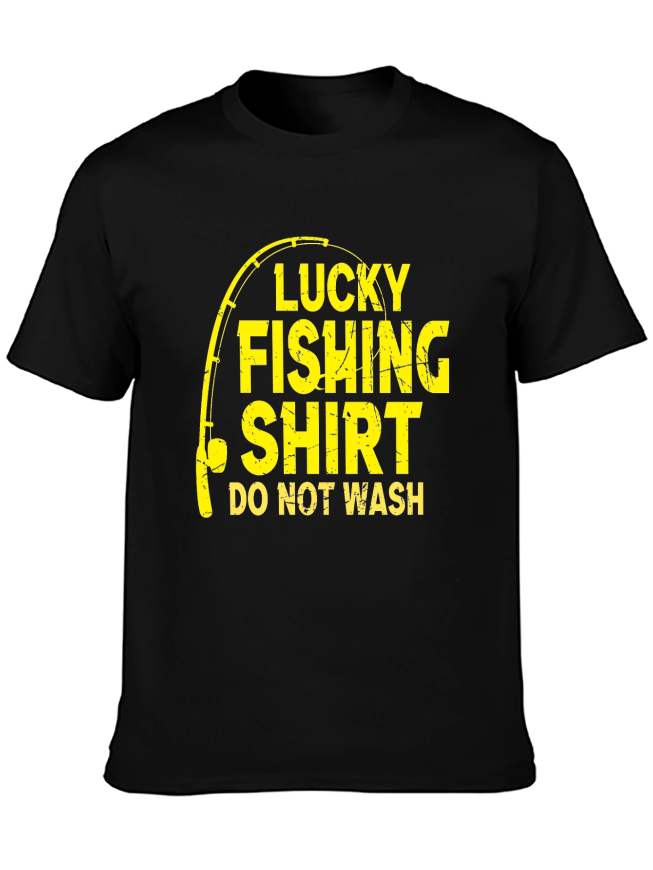 Lucky Fishing Shirt - Novelty Graphic Tee
