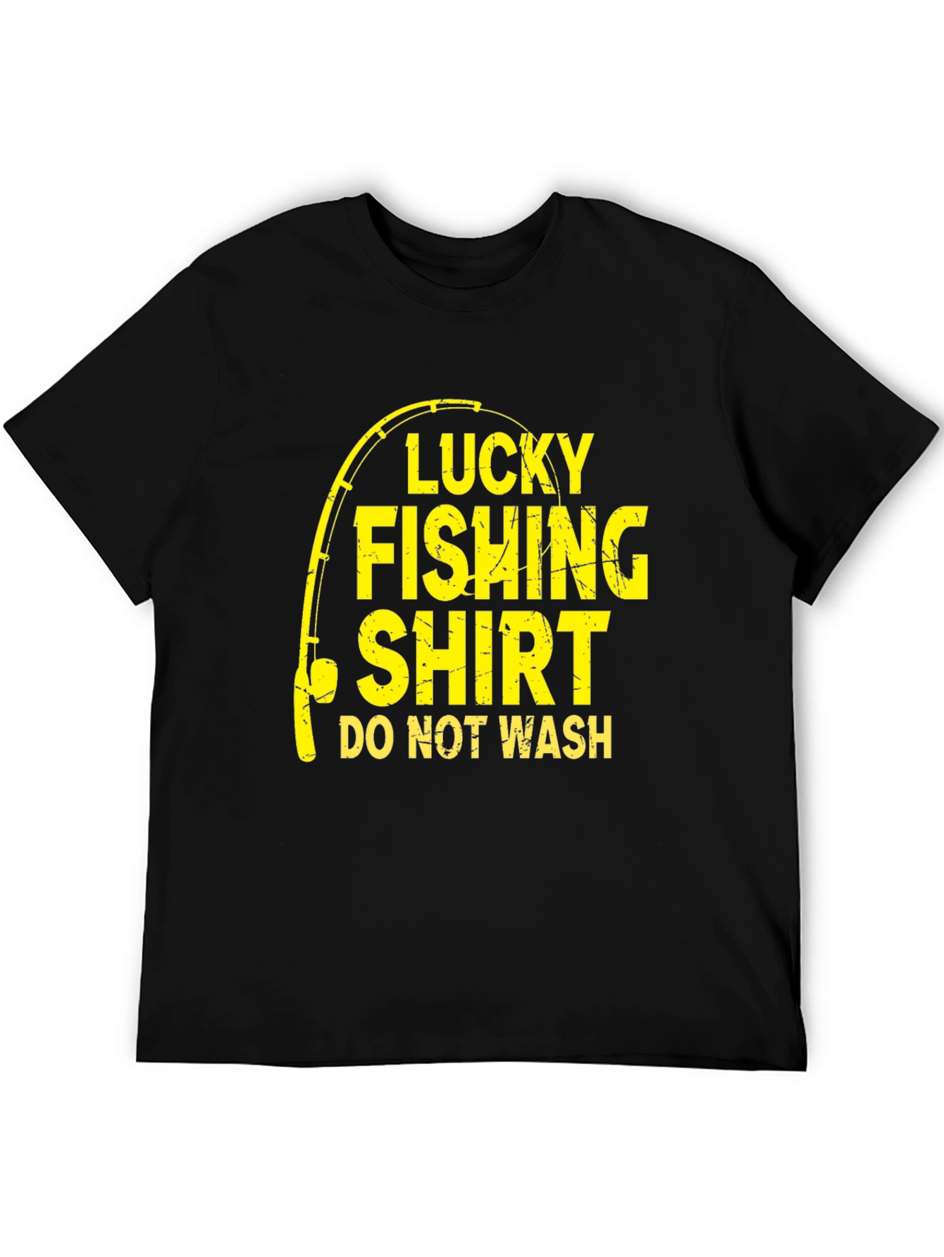 Lucky Fishing Shirt - Novelty Graphic Tee