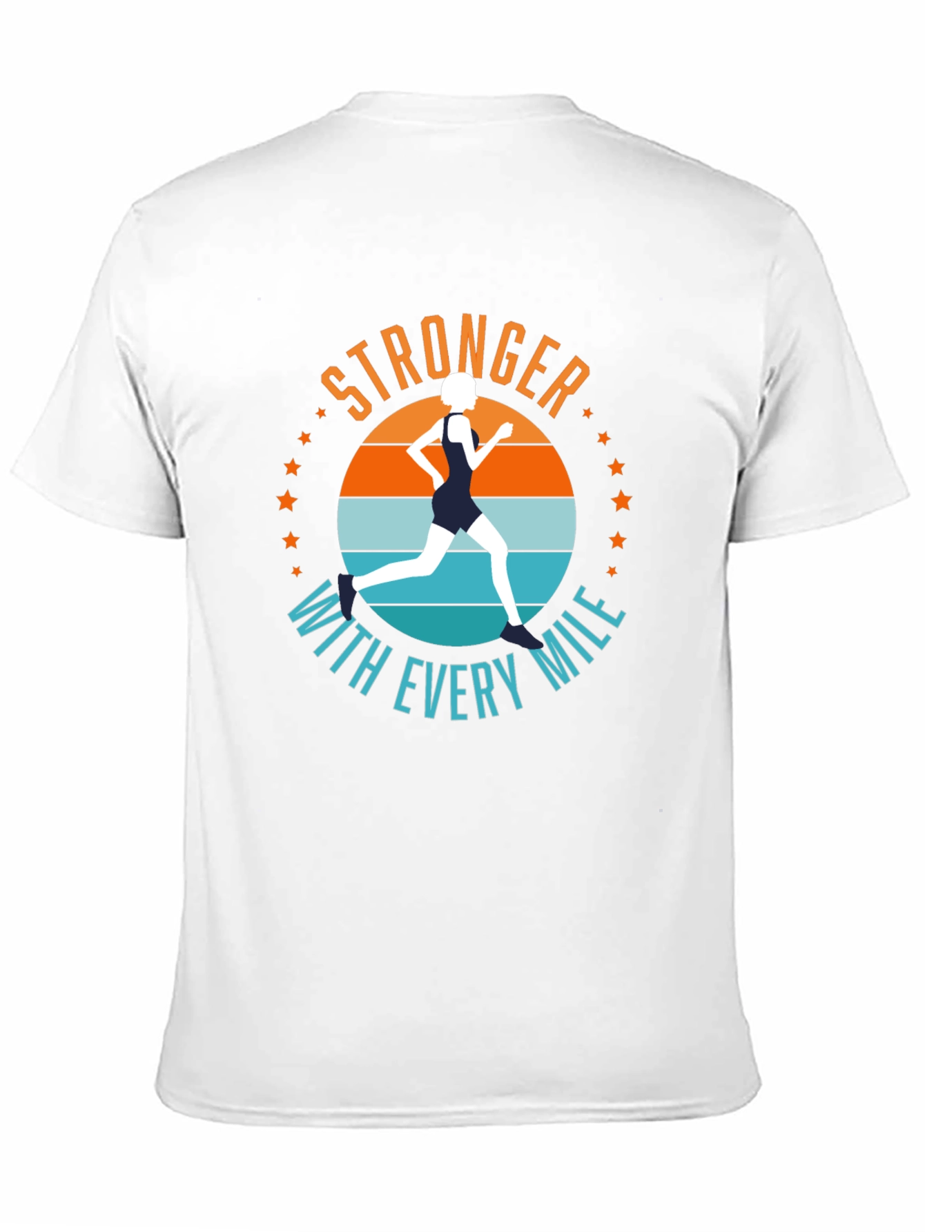 Stronger with Every Mile Running T-Shirt