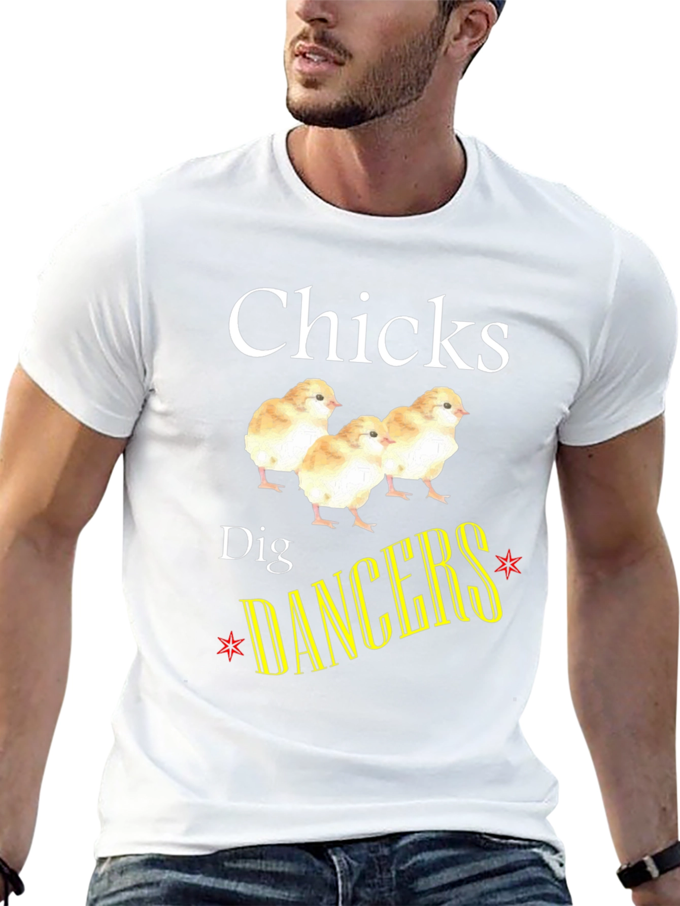 Chicks Dig Dancers Graphic T-Shirt