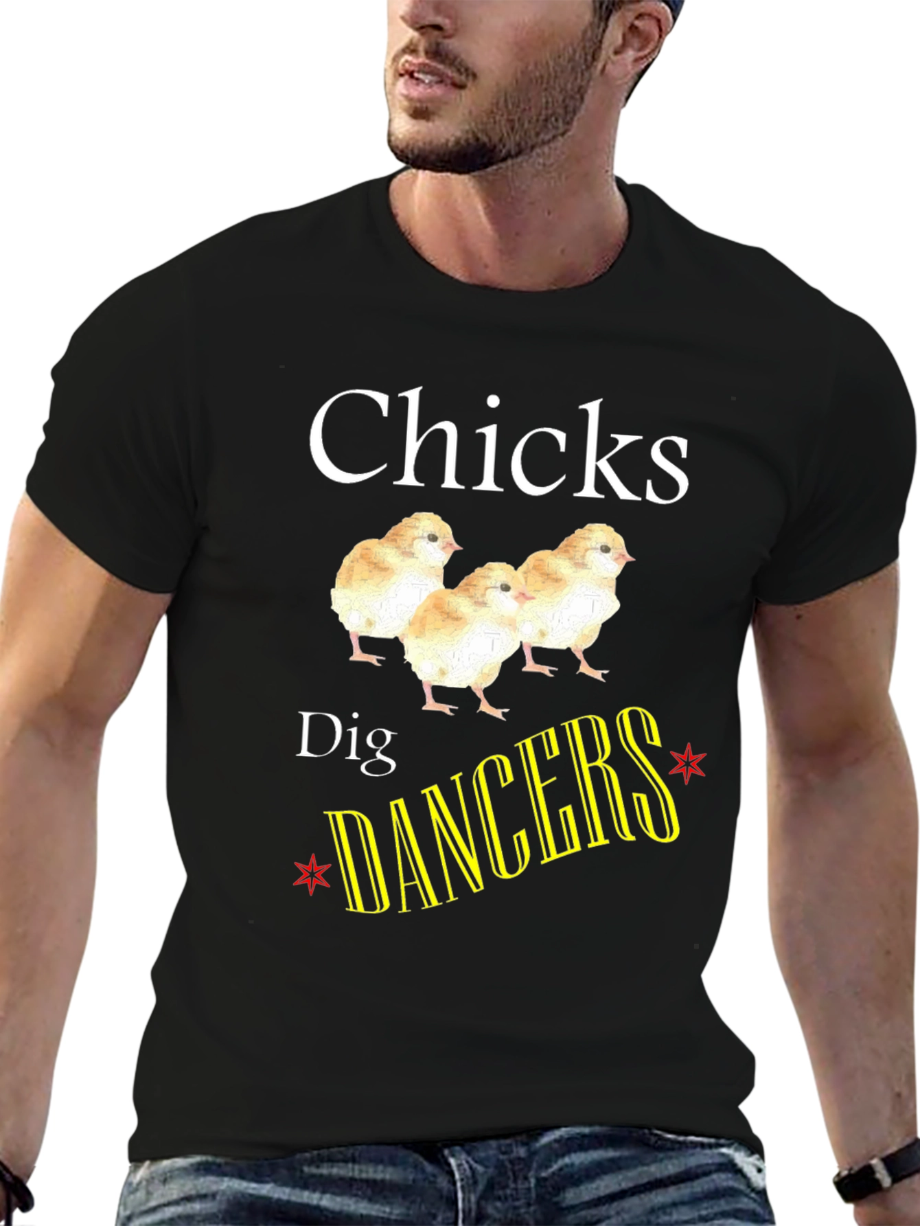 Chicks Dig Dancers Graphic T-Shirt