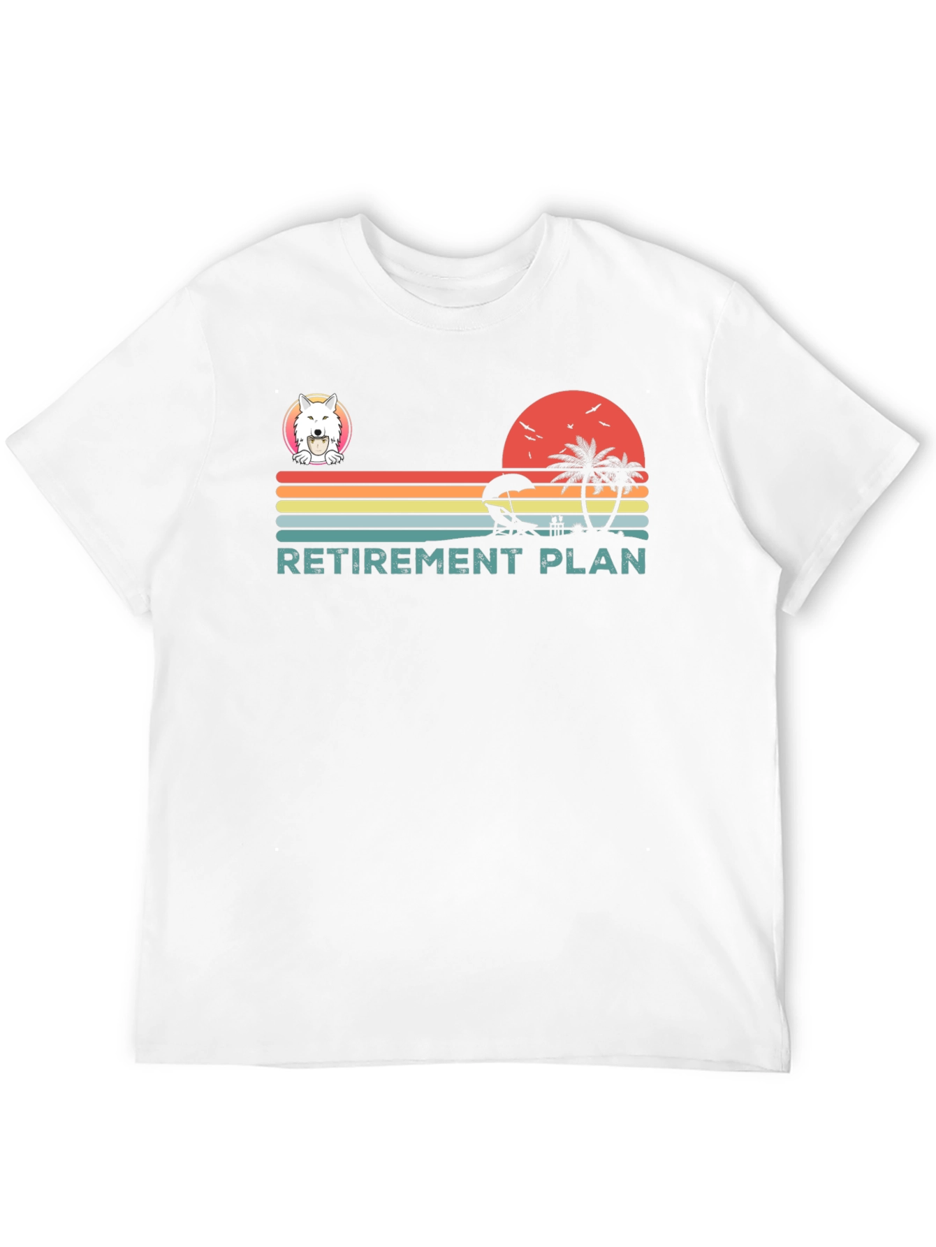 Retirement Plan Black T-Shirt