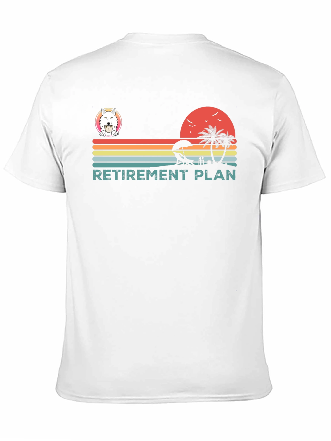 Retirement Plan Black T-Shirt