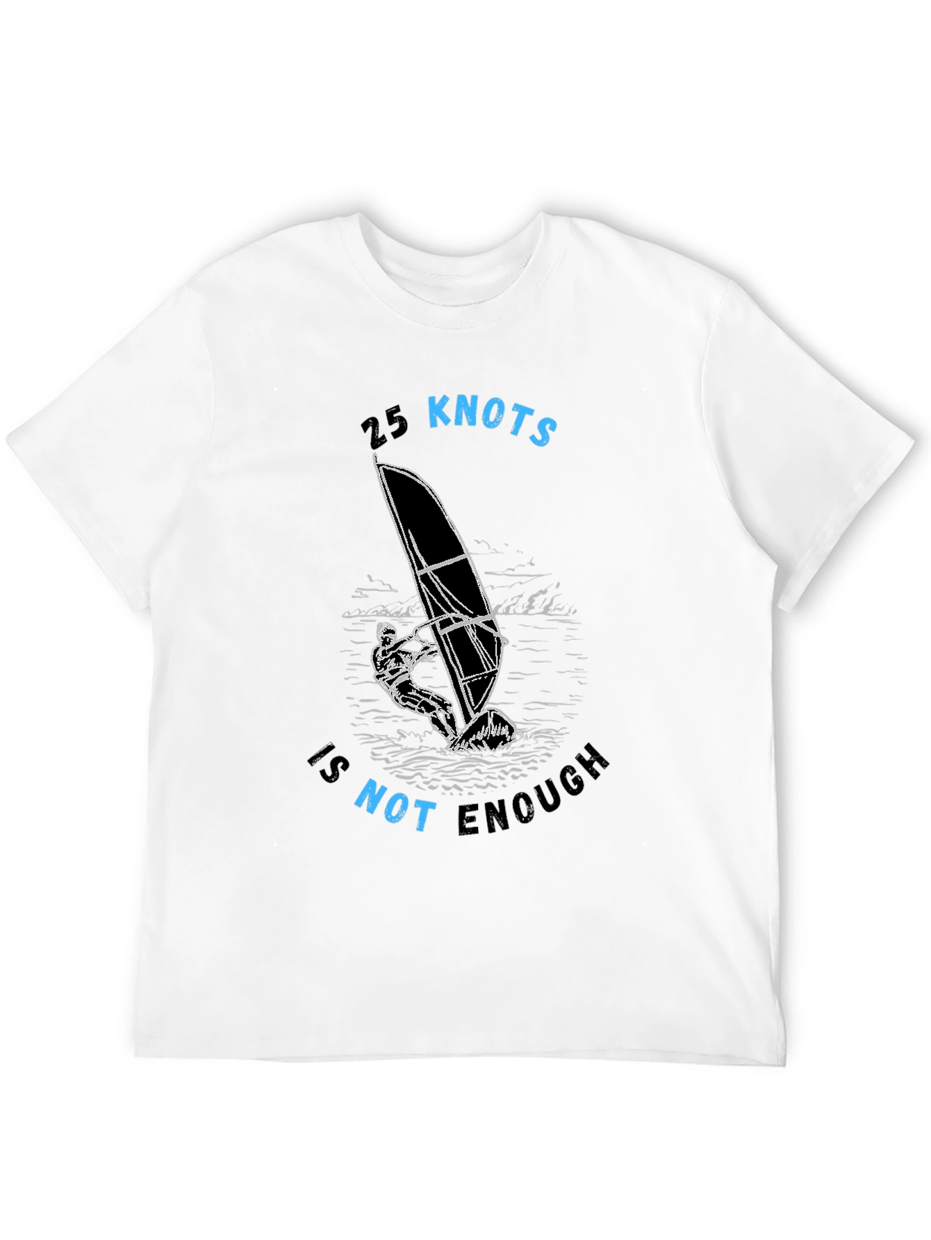25 Knots is Not Enough Graphic Tee - Black