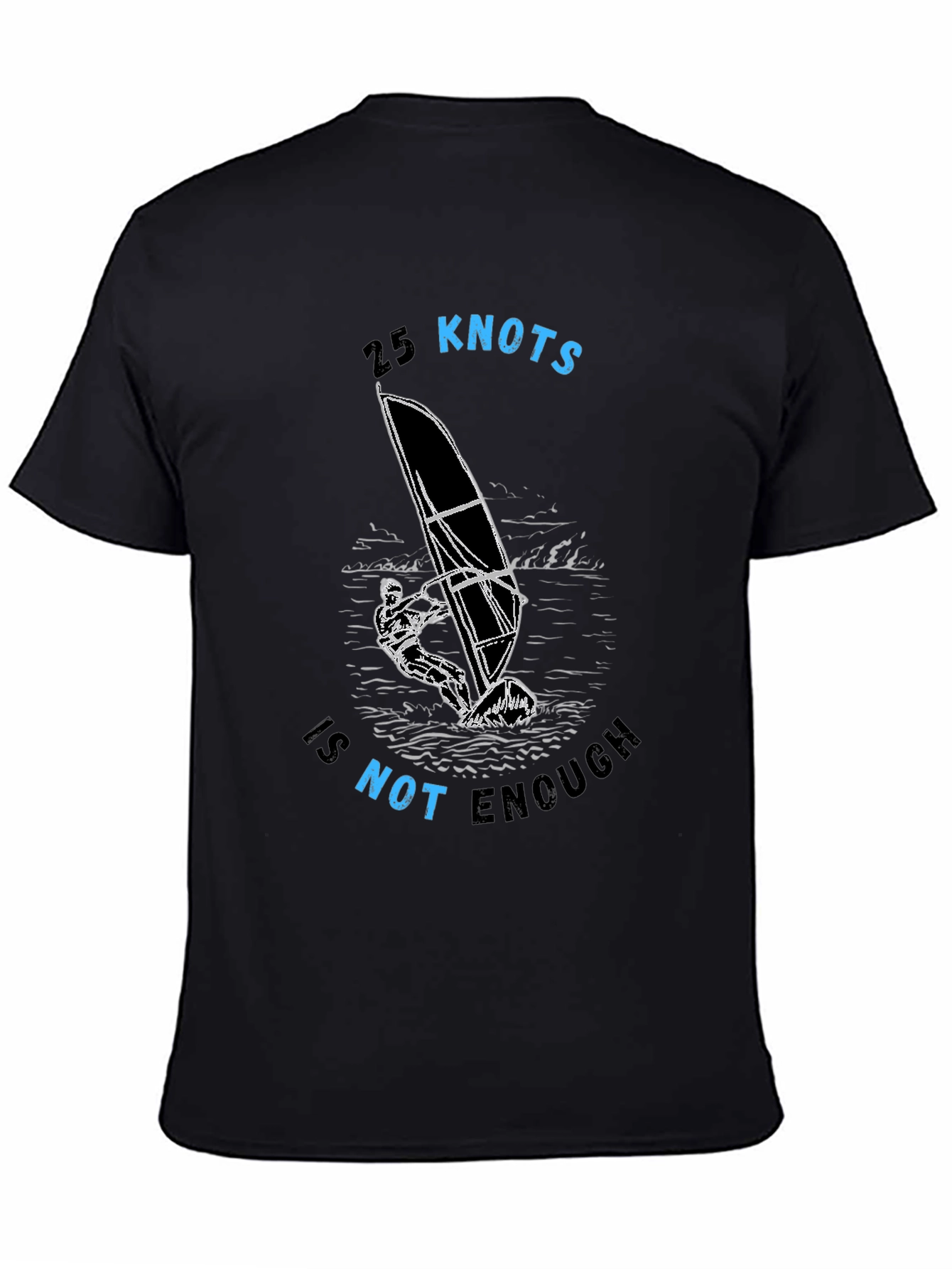 25 Knots is Not Enough Graphic Tee - Black