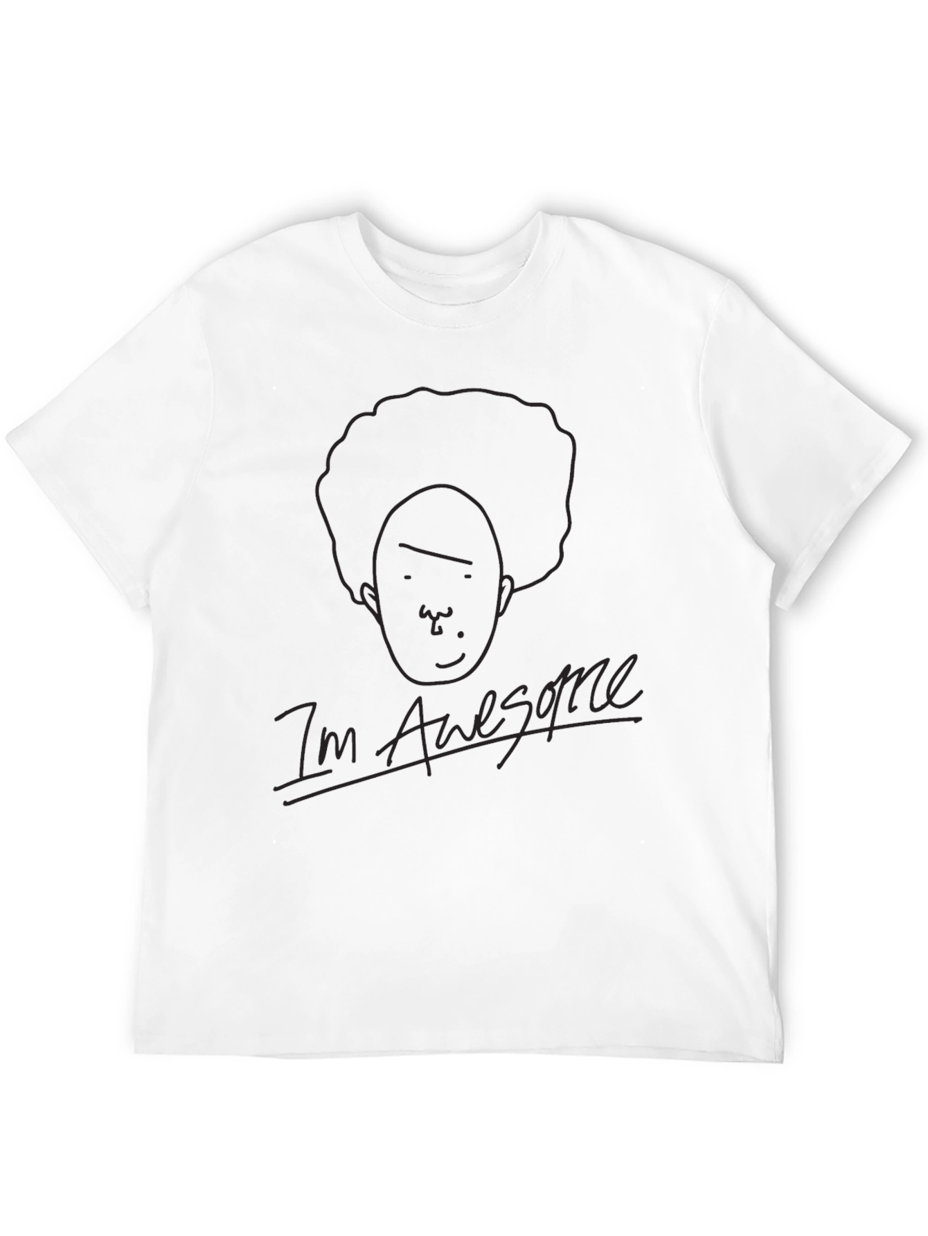 Im Awesome Afro Graphic T-Shirt