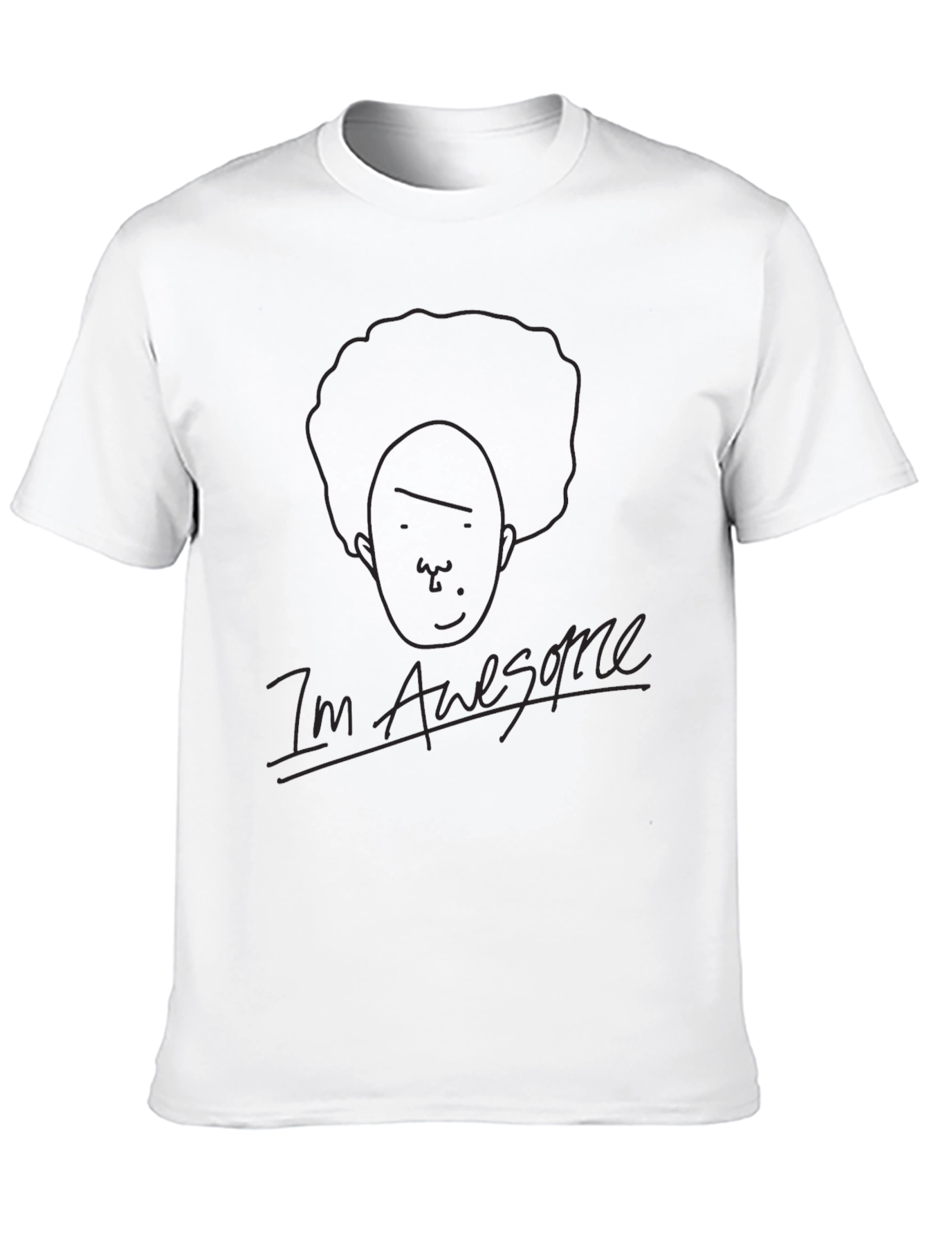 Im Awesome Afro Graphic T-Shirt