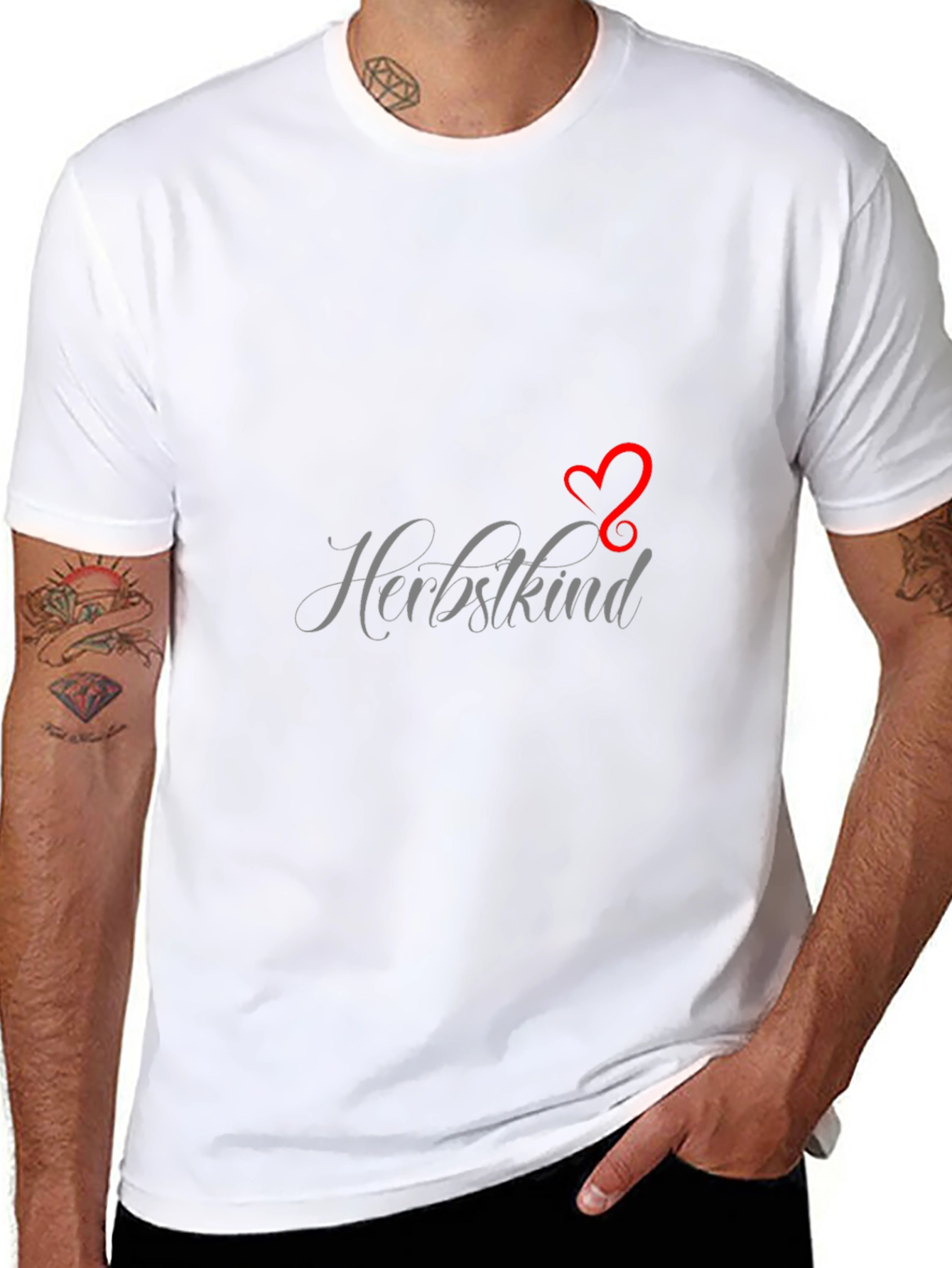Herbstkind T-Shirt - Autumn Child Heart Design