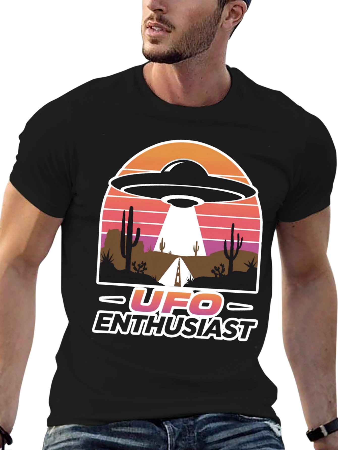 UFO Enthusiast Desert Graphic Tee