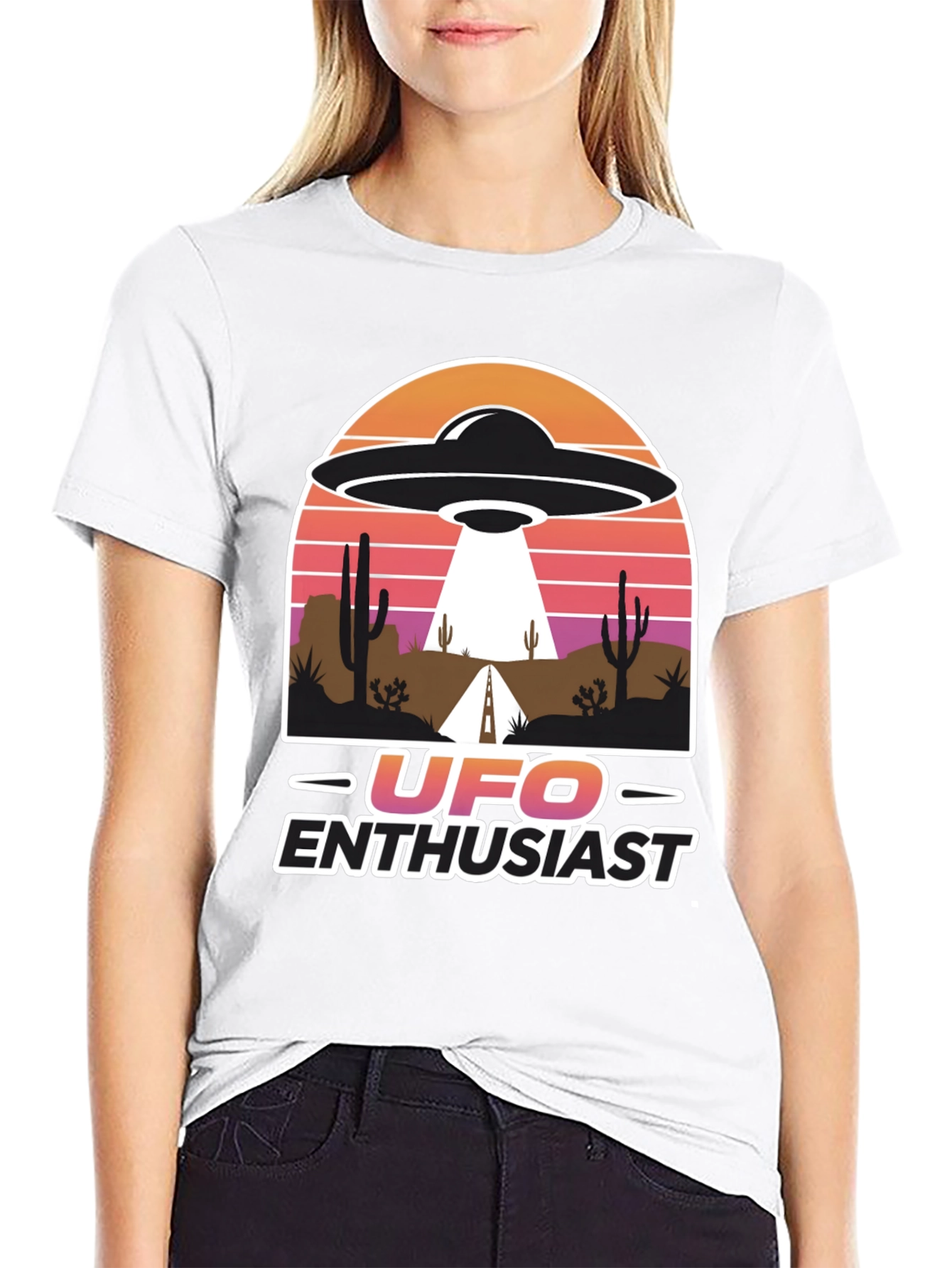 UFO Enthusiast Desert Graphic Tee