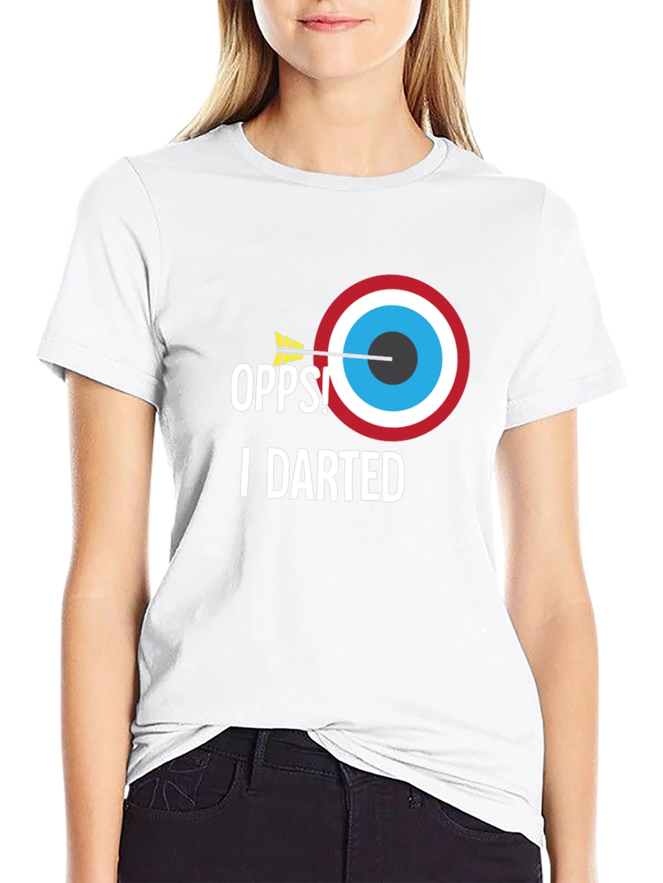 Oops! I Darted T-Shirt - Novelty Graphic Tee