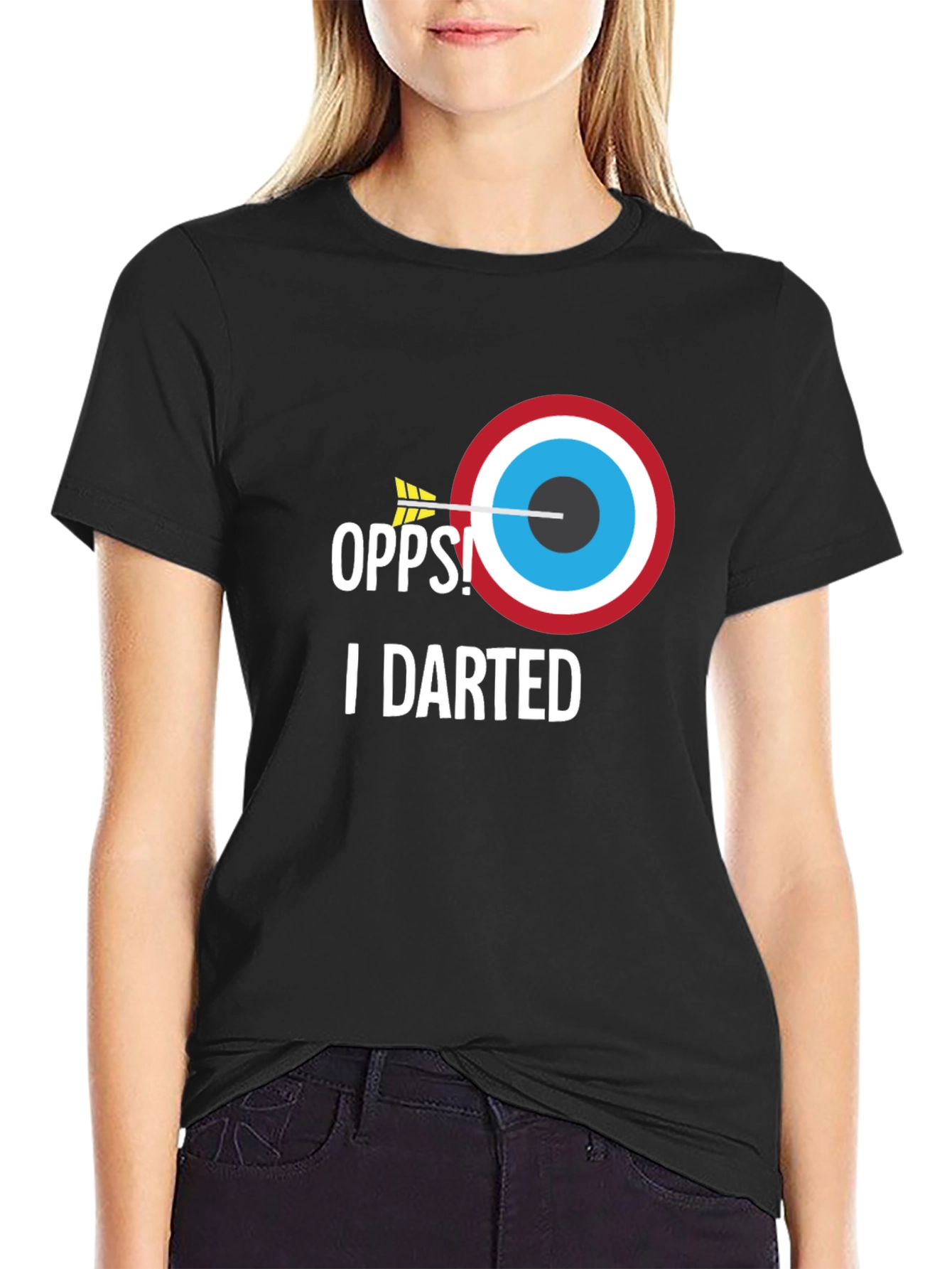 Oops! I Darted T-Shirt - Novelty Graphic Tee
