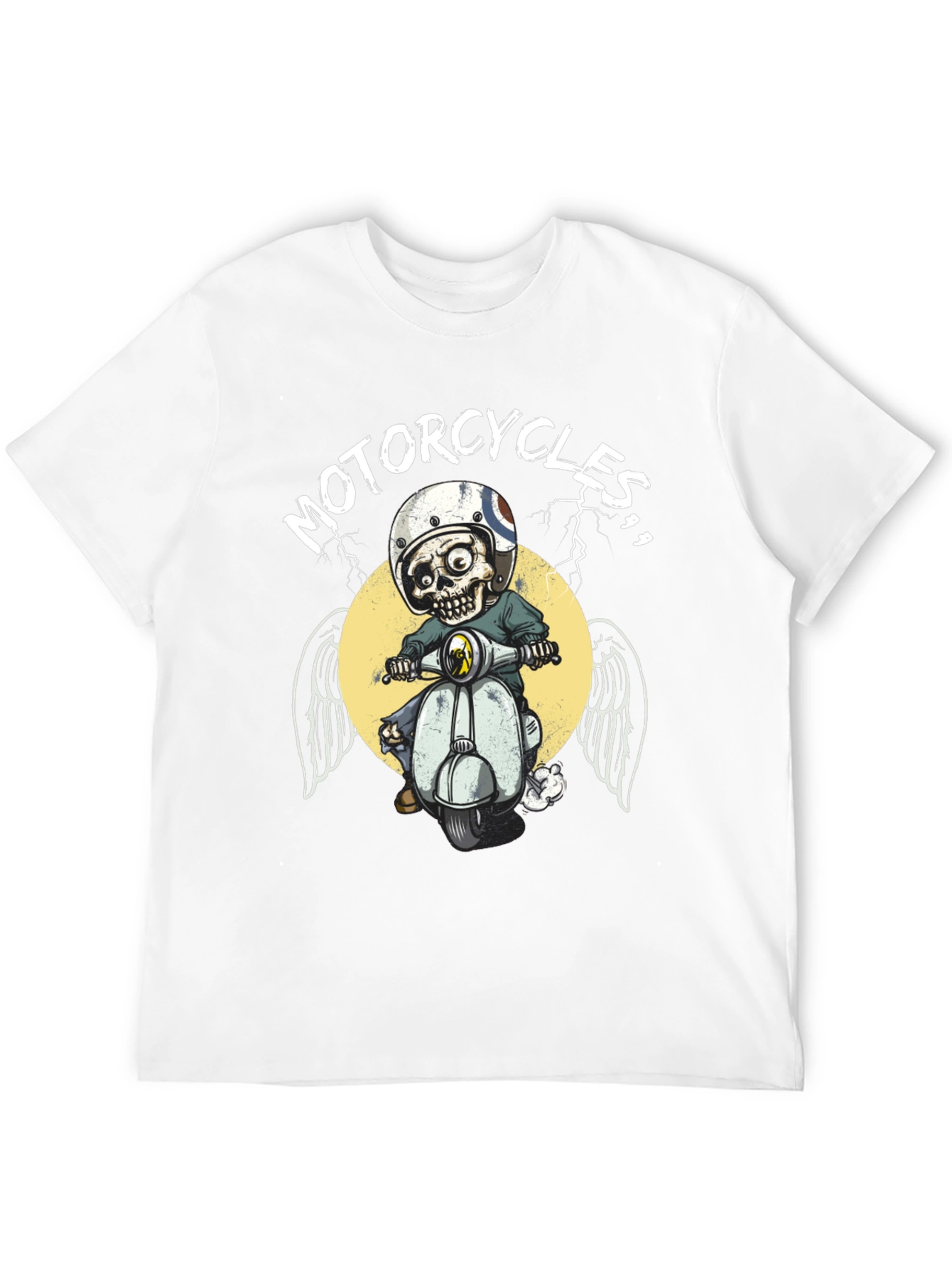 Skull Motorcycle Rider T-Shirt