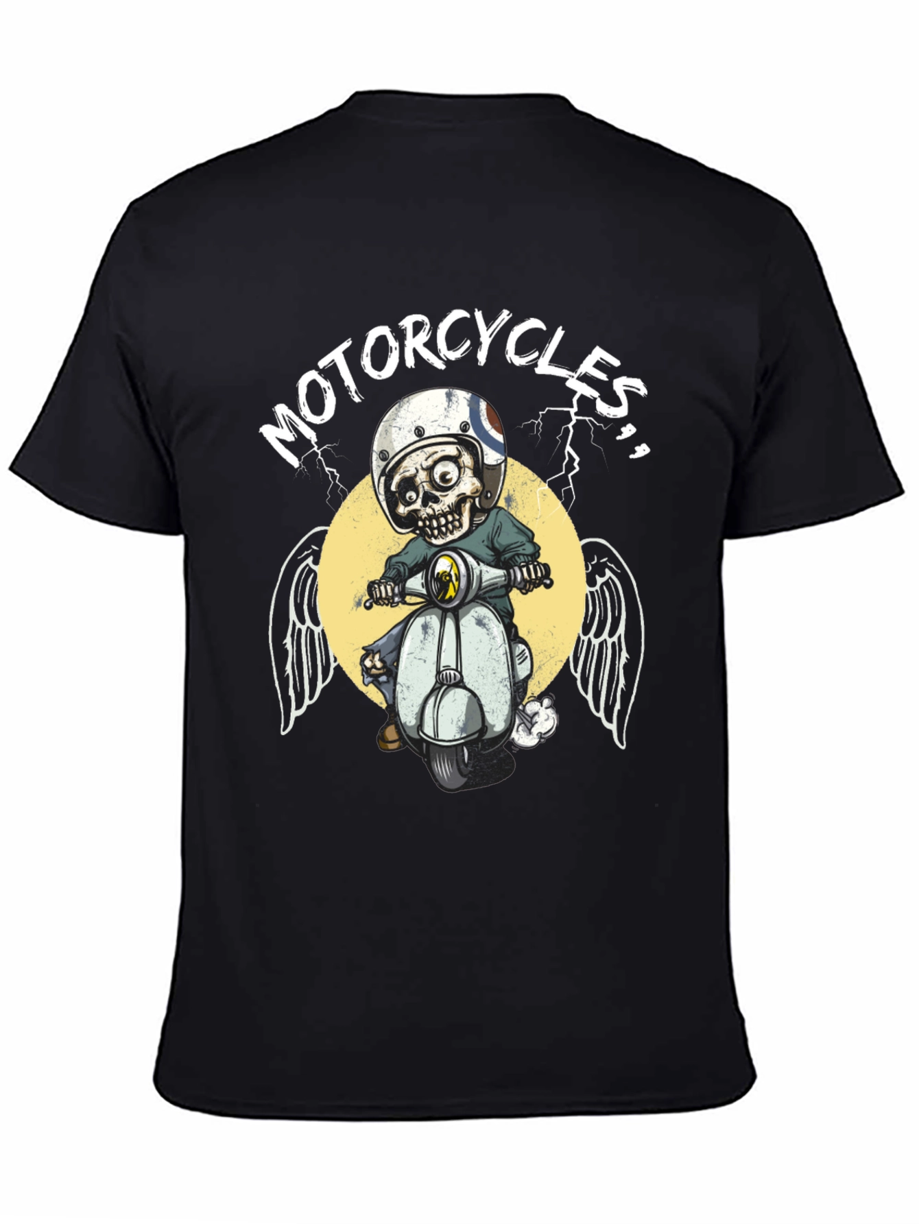 Skull Motorcycle Rider T-Shirt