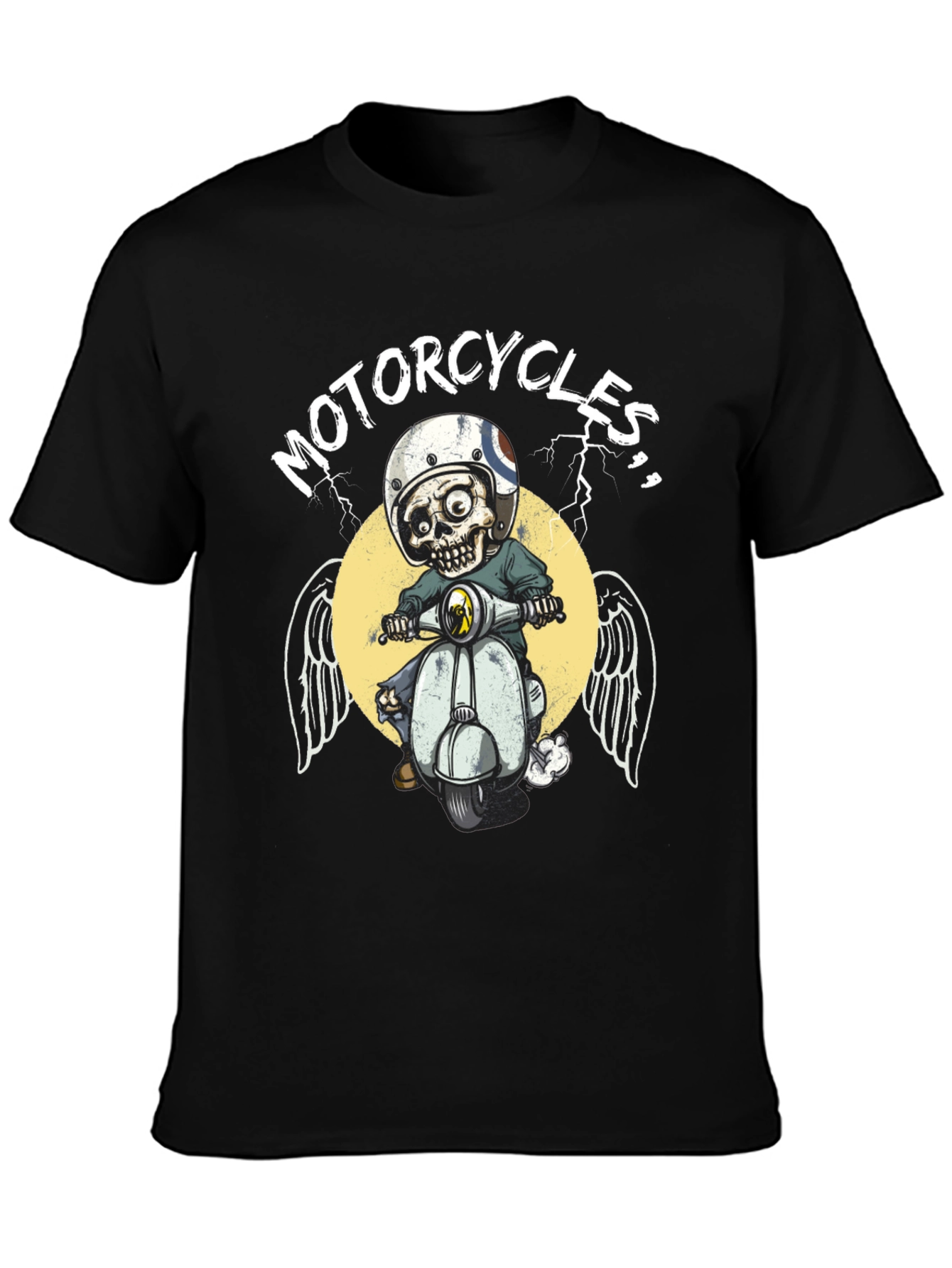 Skull Motorcycle Rider T-Shirt