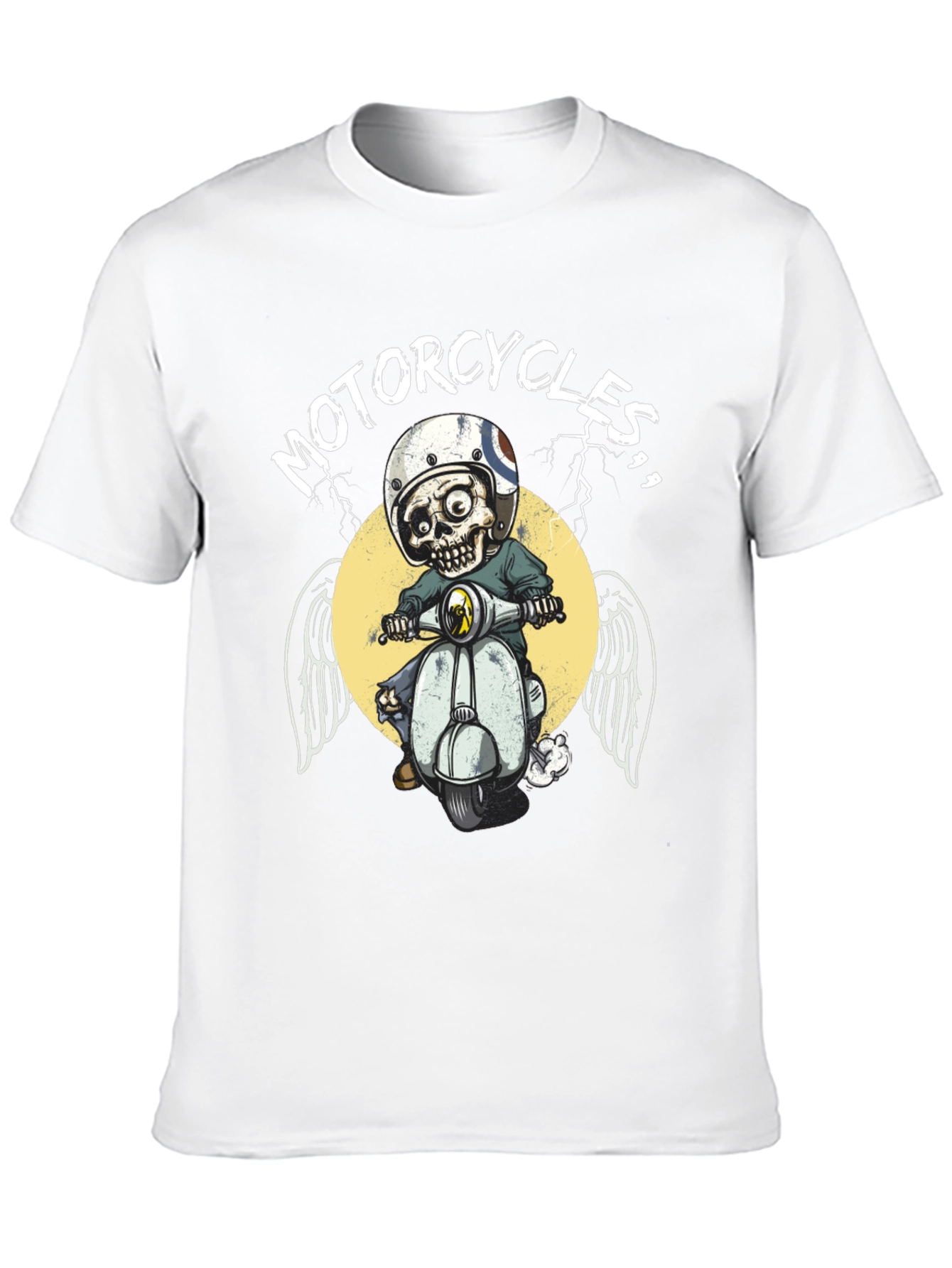 Skull Motorcycle Rider T-Shirt