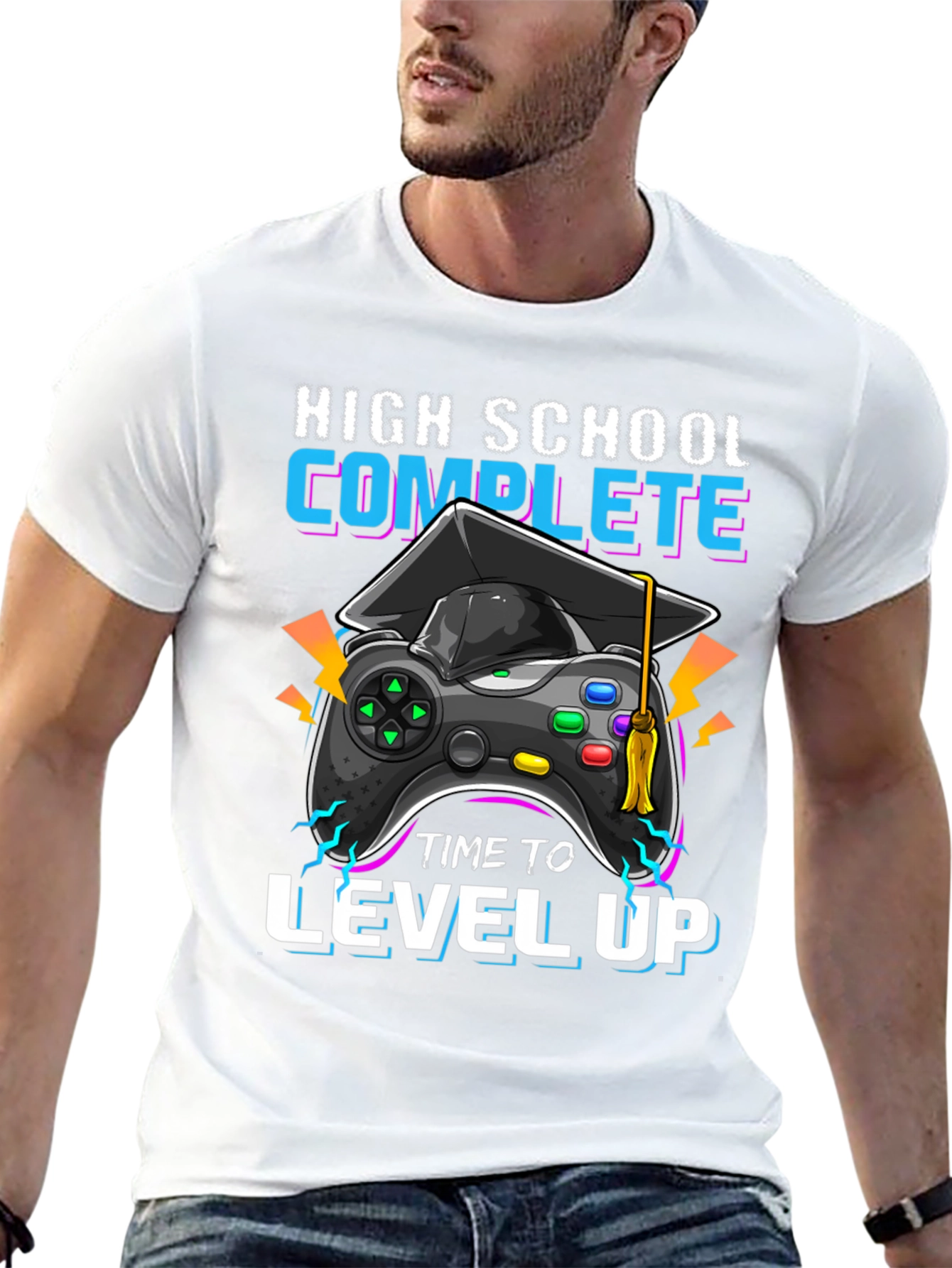 High School Complete Gamer Graduation T-Shirt