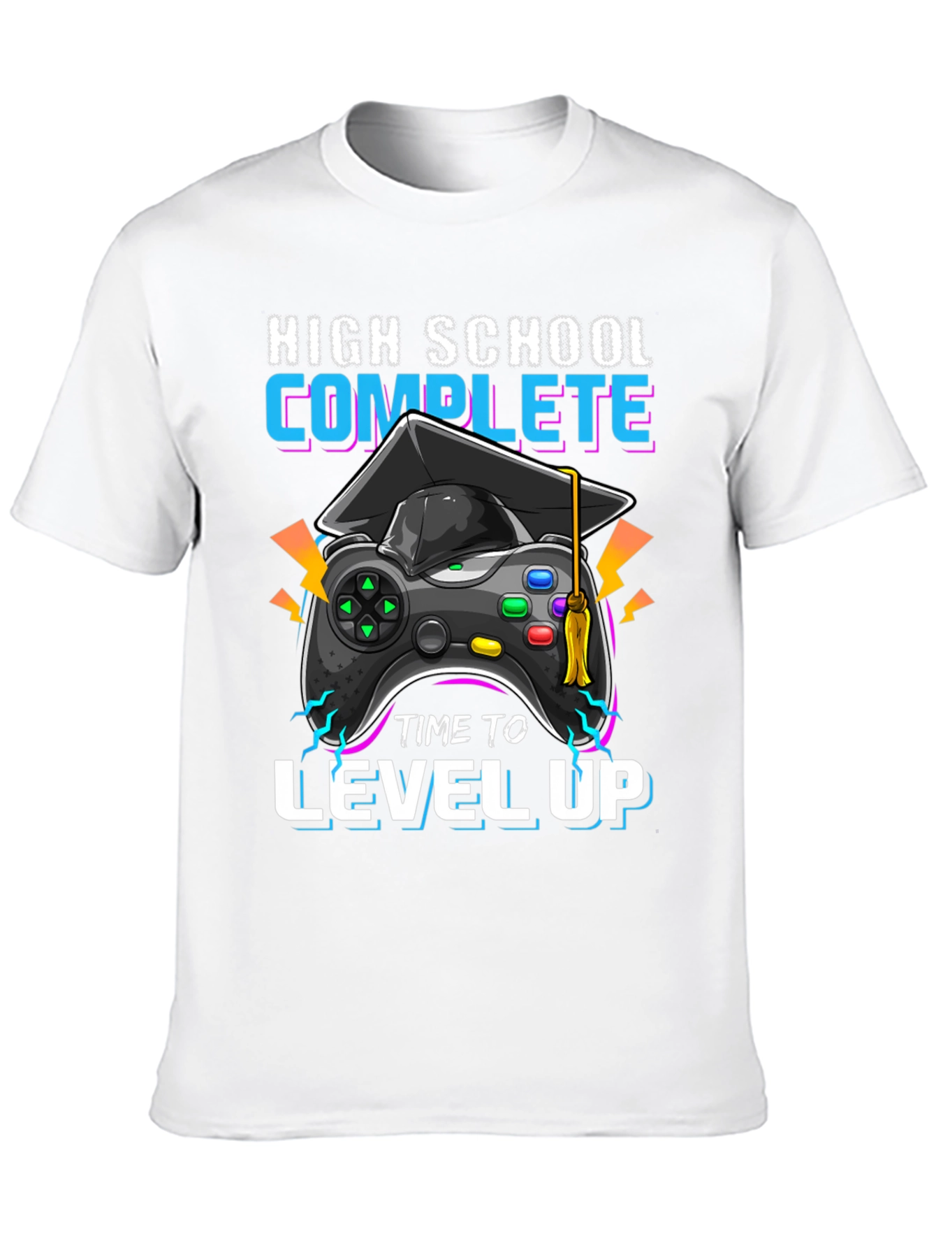 High School Complete Gamer Graduation T-Shirt