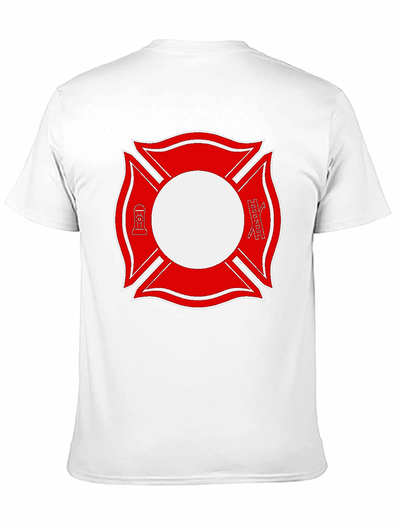 Firefighter Maltese Cross Graphic Tee
