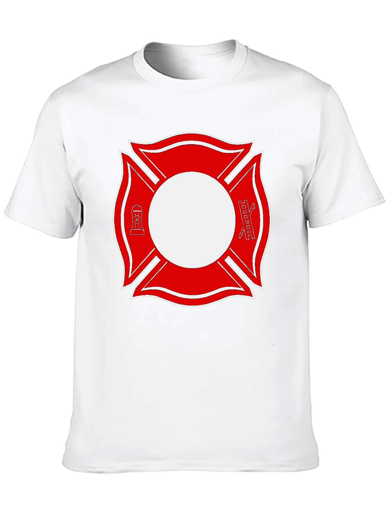 Firefighter Maltese Cross Graphic Tee