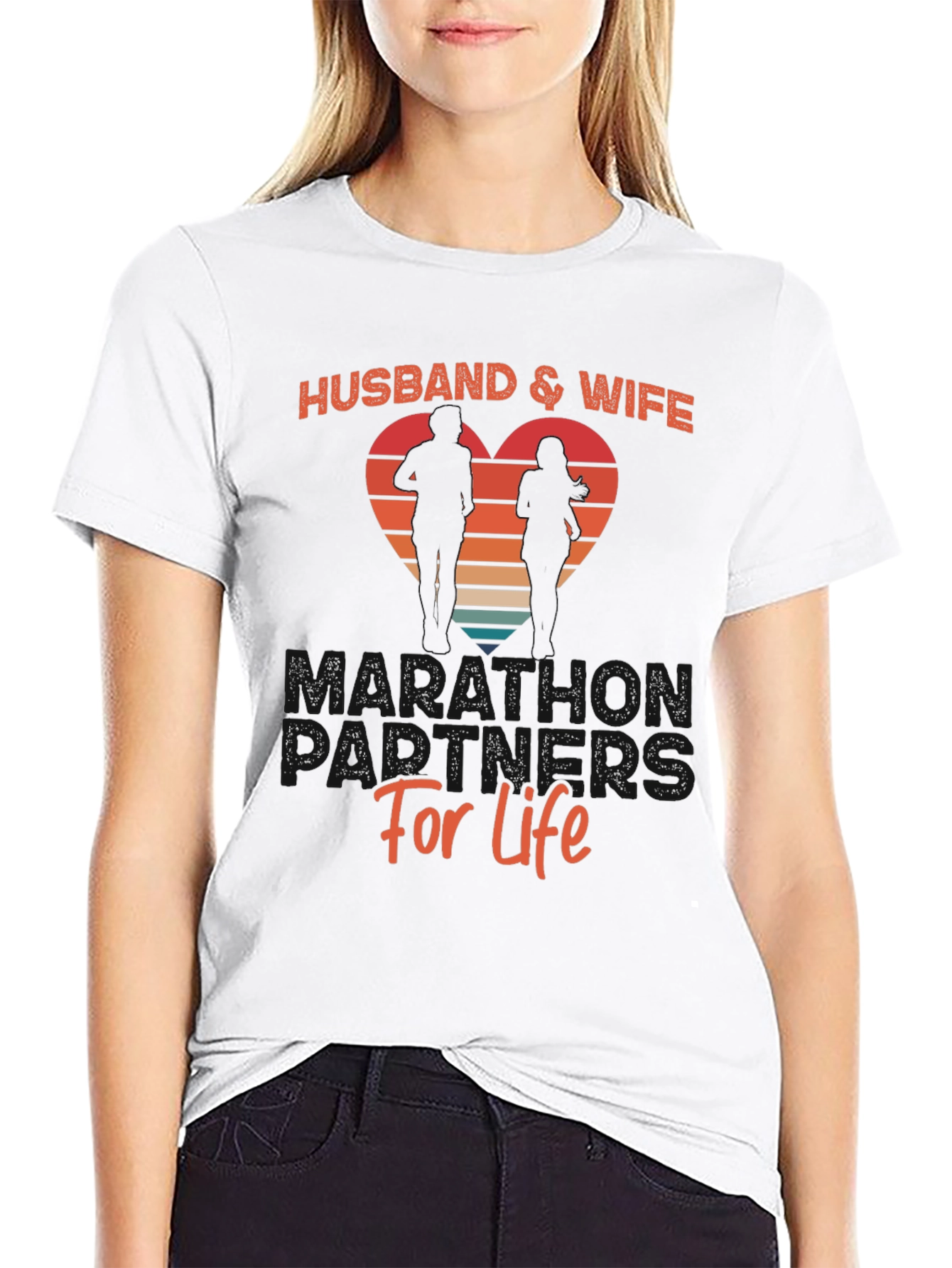 Husband & Wife Marathon Partners Tee