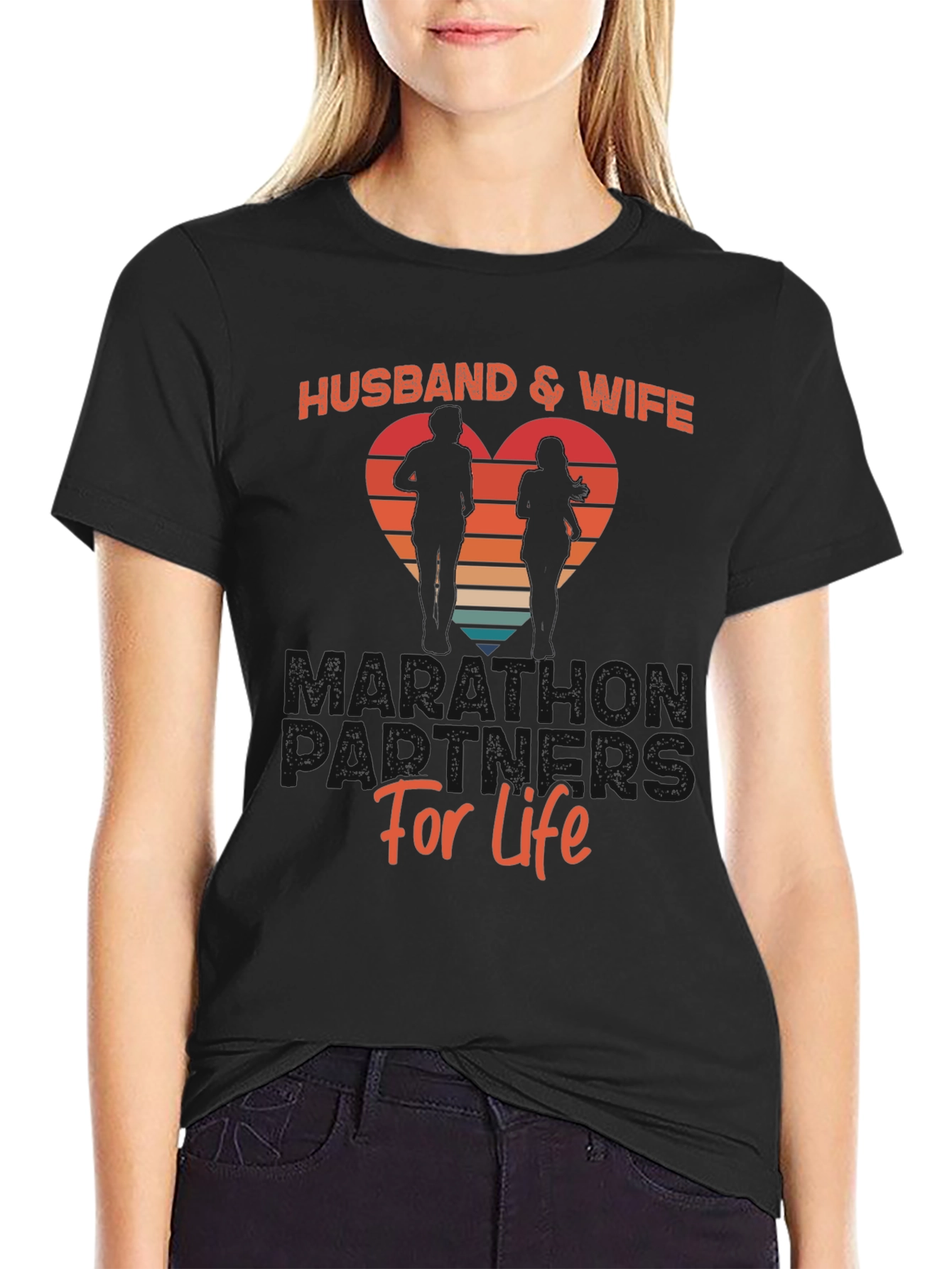Husband & Wife Marathon Partners Tee