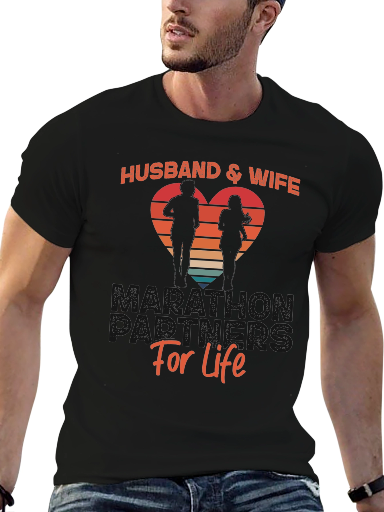 Husband & Wife Marathon Partners Tee