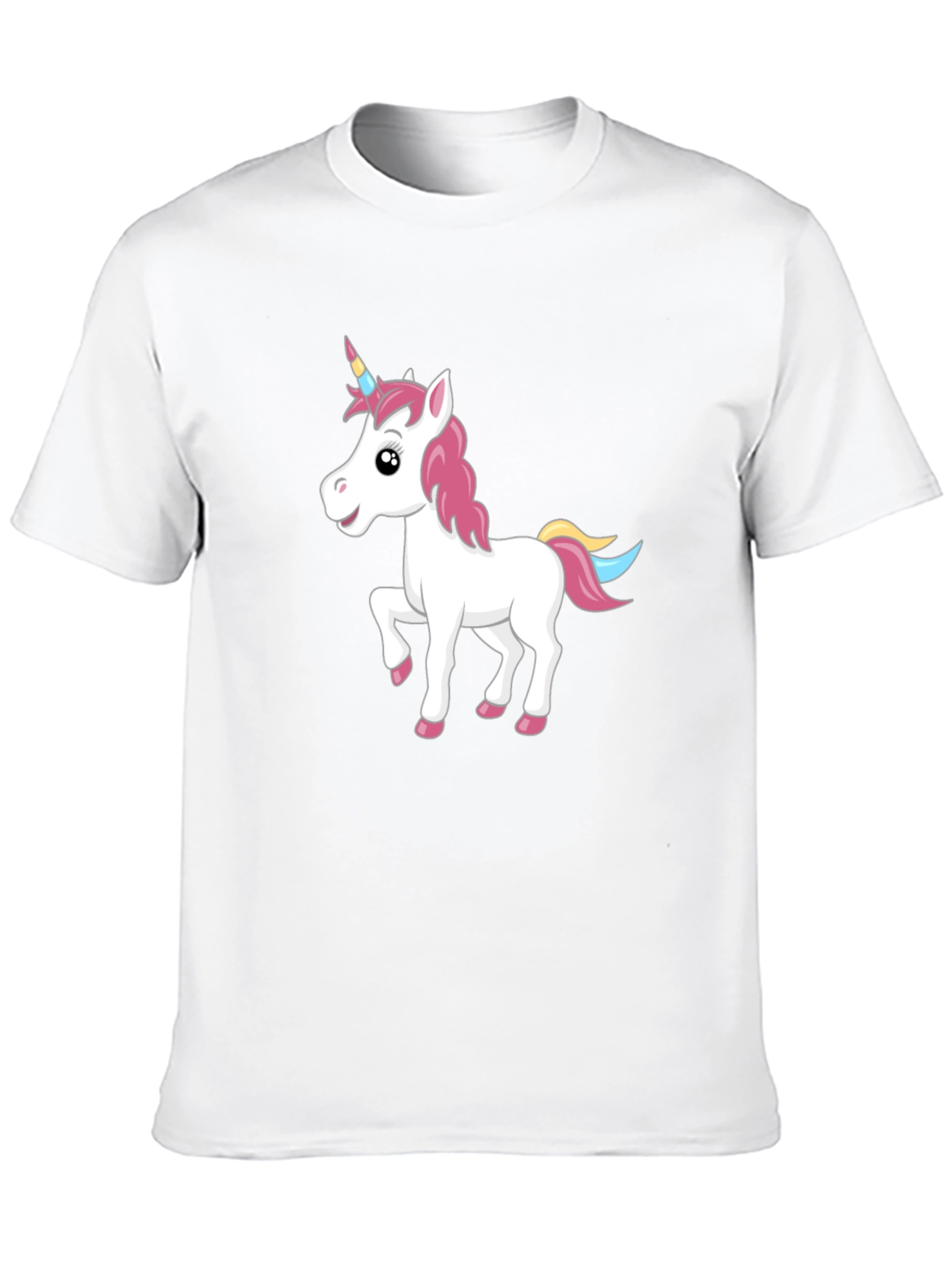 Unicorn Graphic Black T-Shirt