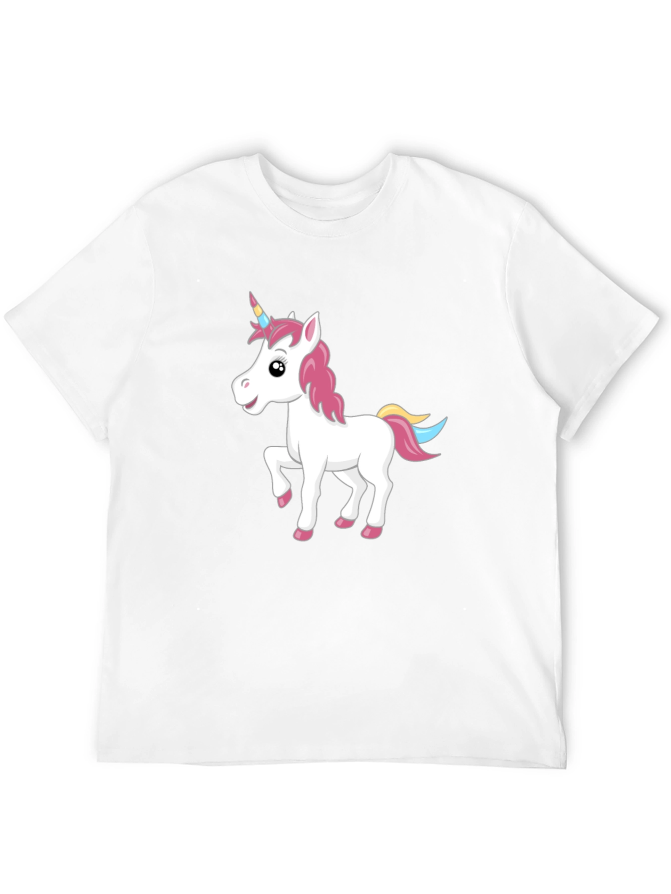Unicorn Graphic Black T-Shirt