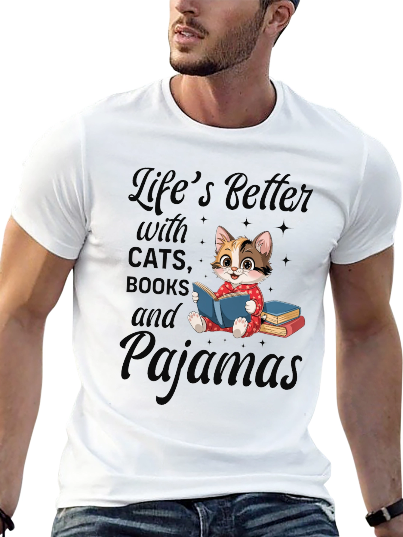 Lifes Better with Cats T-Shirt