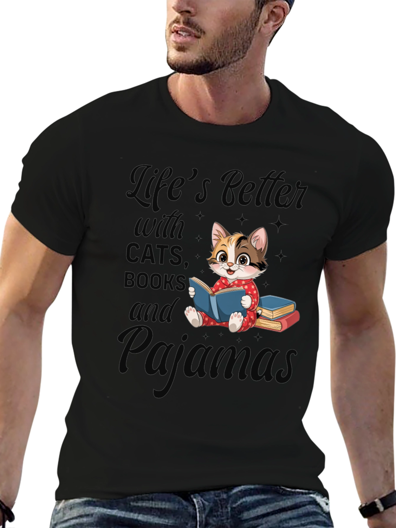 Lifes Better with Cats T-Shirt