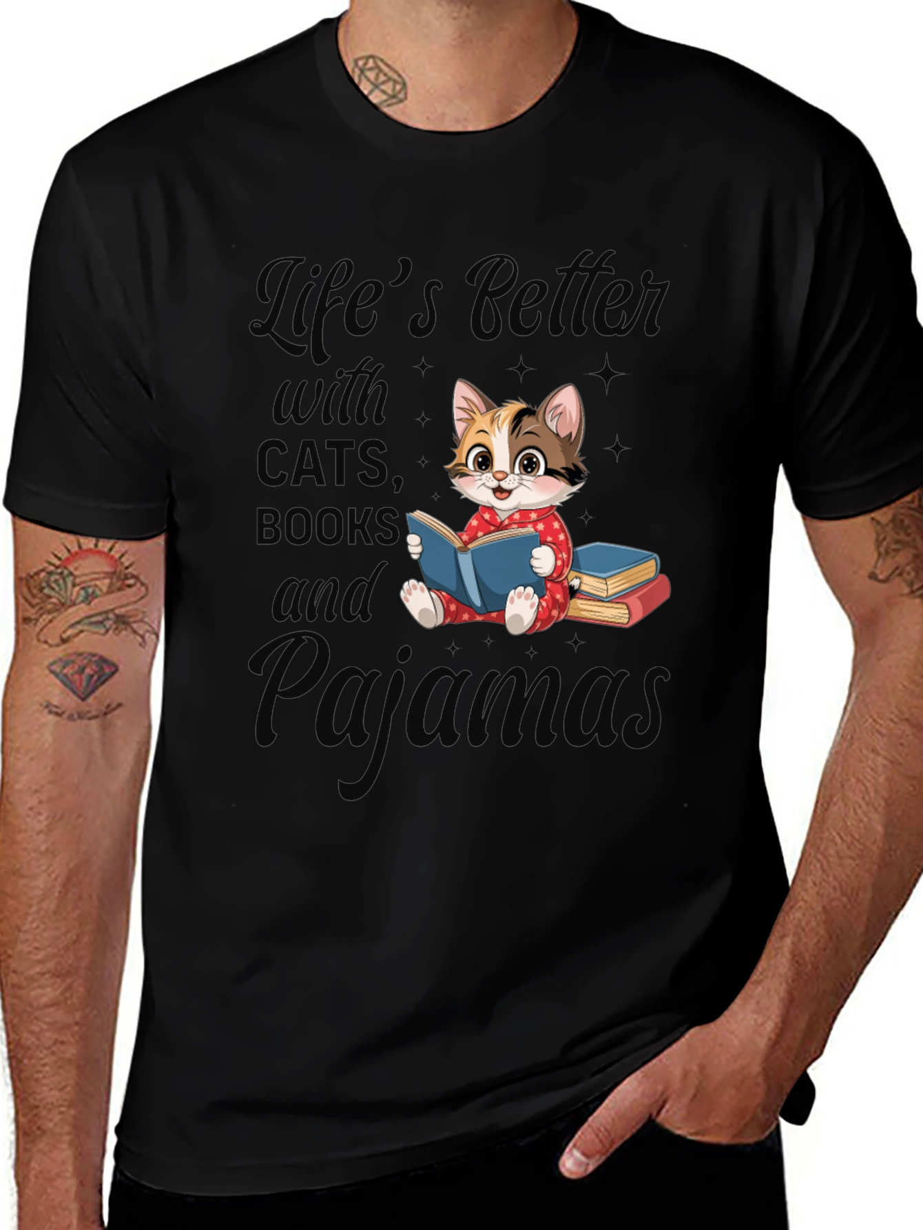 Lifes Better with Cats T-Shirt